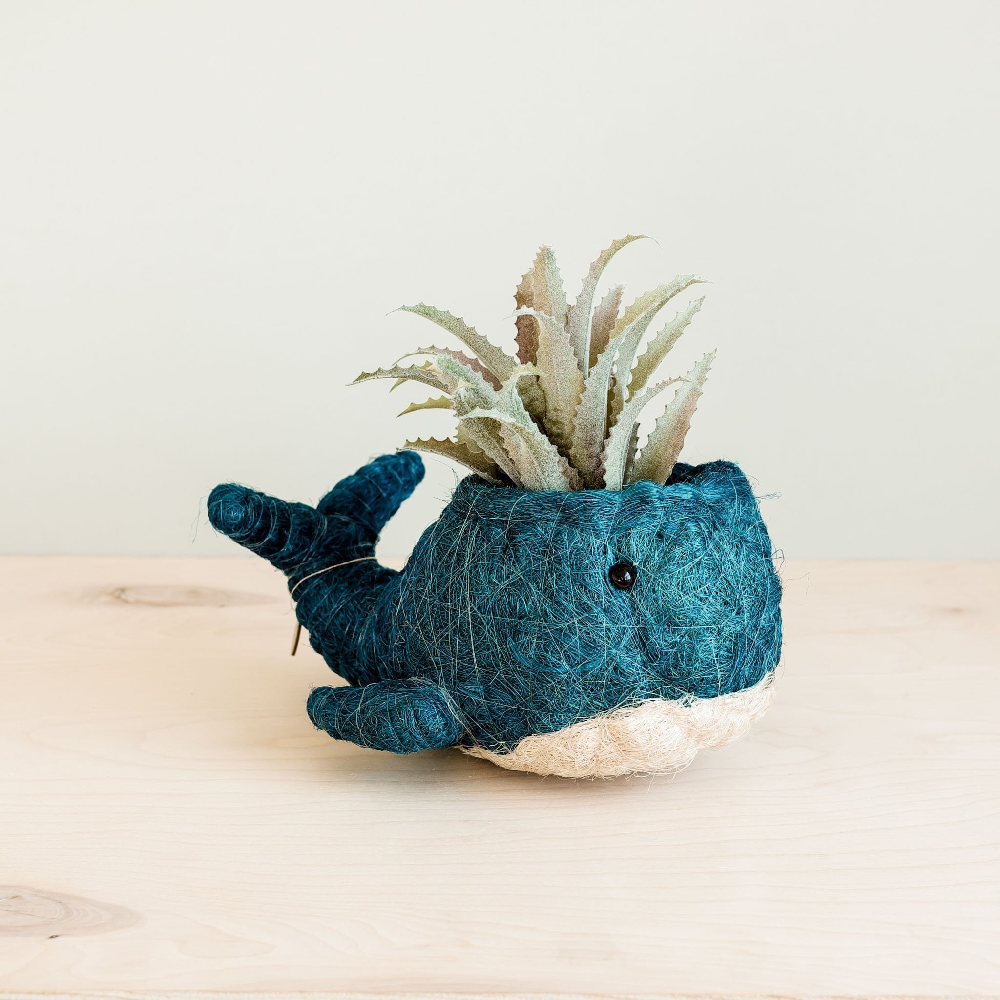 Wicker Whale Planter - Coco Planter | LIKHÂ LIKHÂ | Heirloom Boulevard