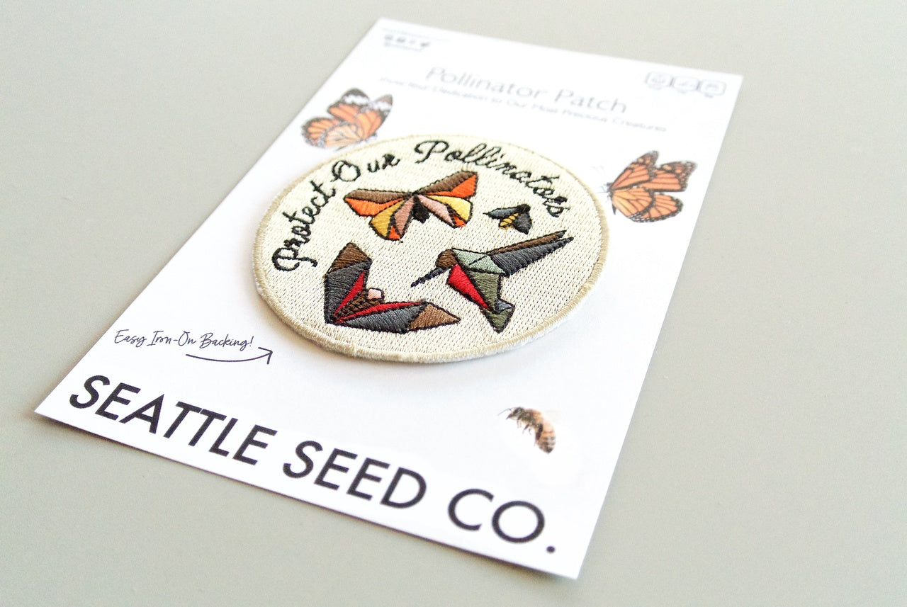 Seattle Seed Company Pollinator Pride Patch and Sticker Kit | Heirloom Boulevard