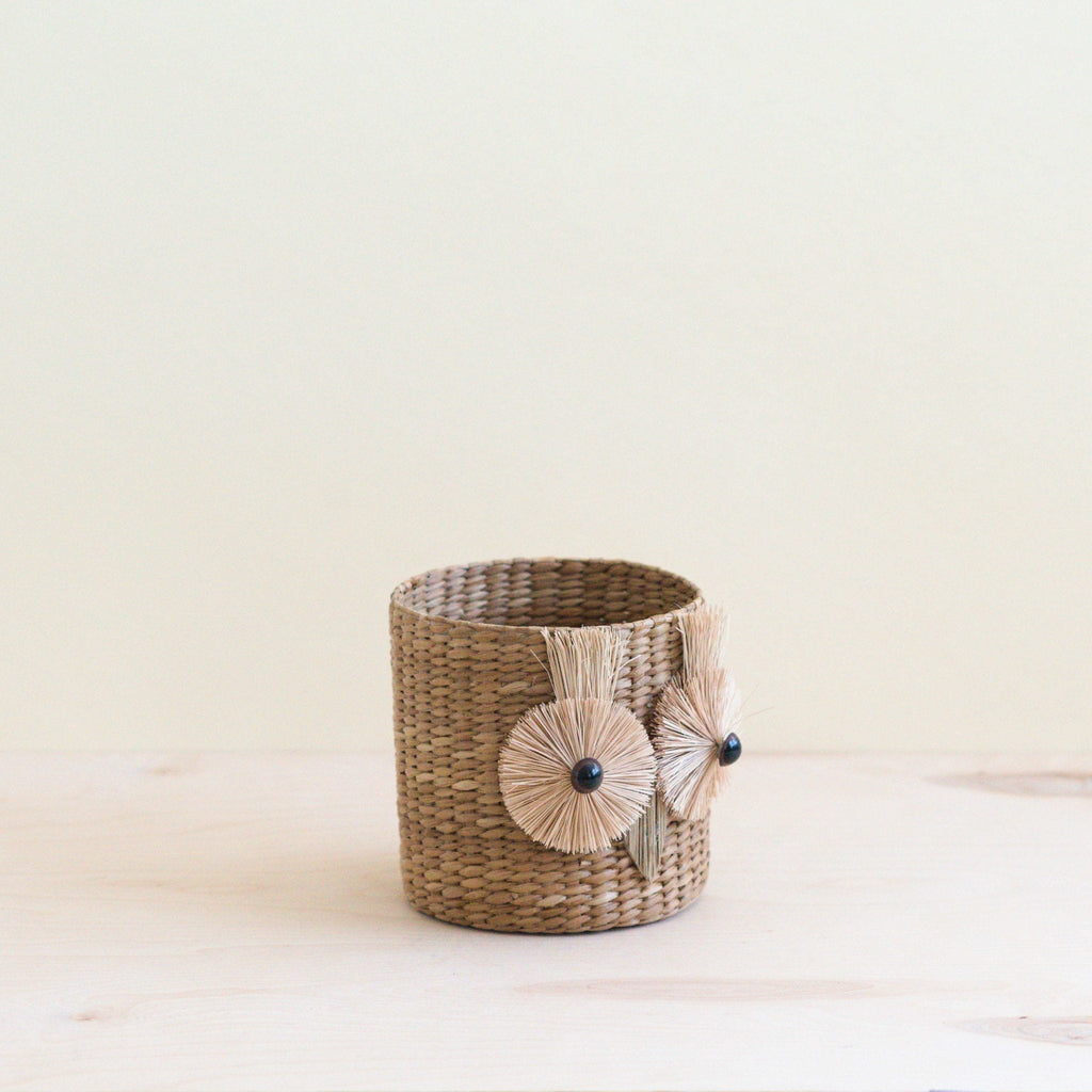 LIKHÂ Owl 6" Seagrass Basket Planter - Succulent Plant Pot | LIKHÂ LIKHÂ | Heirloom Boulevard