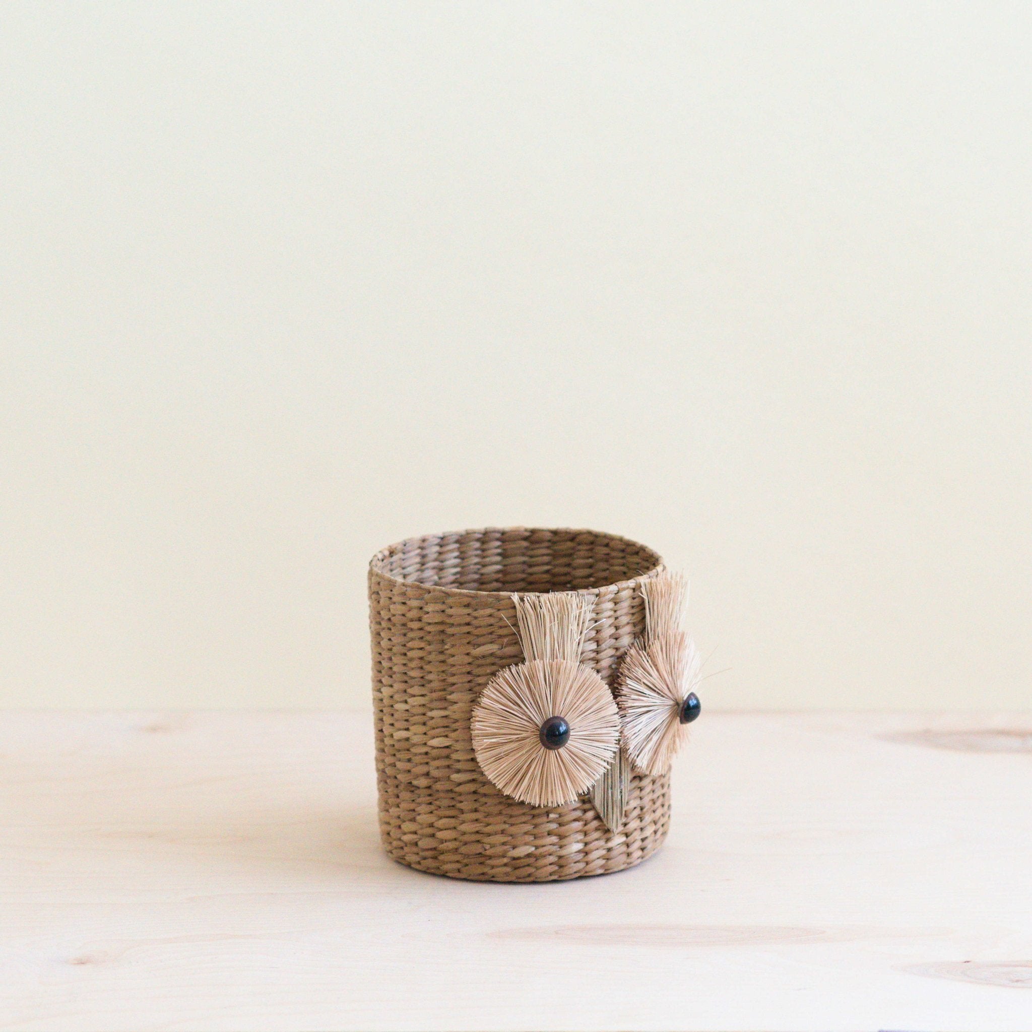LIKHÂ Owl 6" Seagrass Basket Planter - Succulent Plant Pot | LIKHÂ LIKHÂ | Heirloom Boulevard