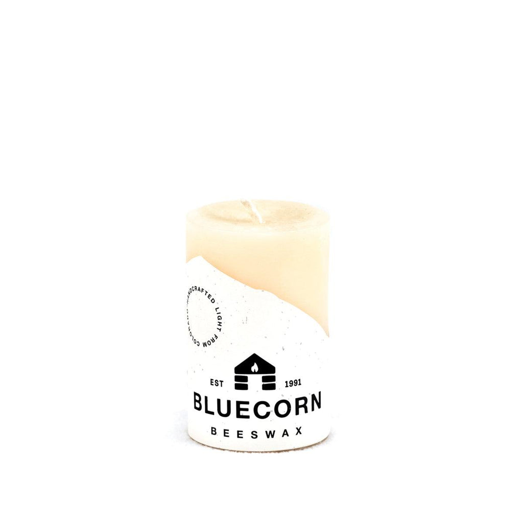 Ivory Pure Beeswax Pillar Candles 2" x 3" Single Candle | Heirloom Boulevard
