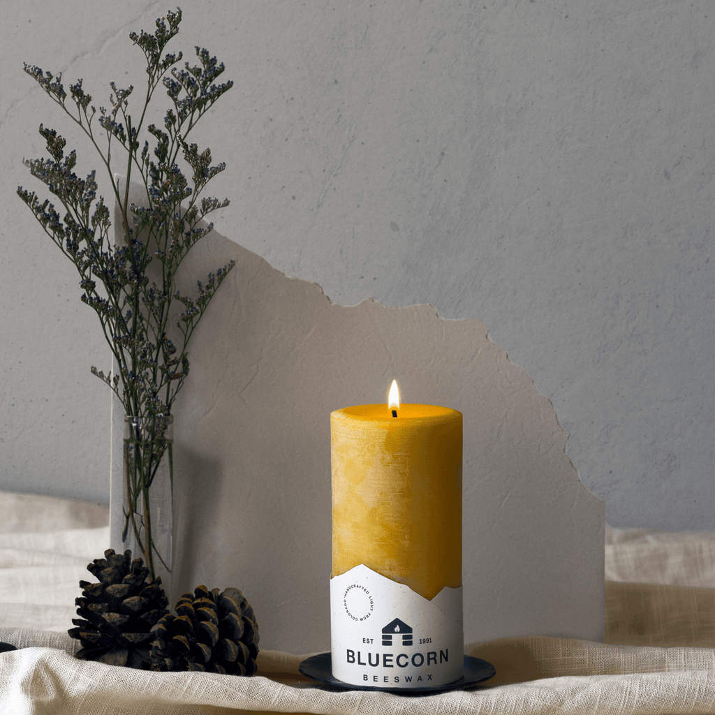 Pure Beeswax Pillar Candles | Heirloom Boulevard