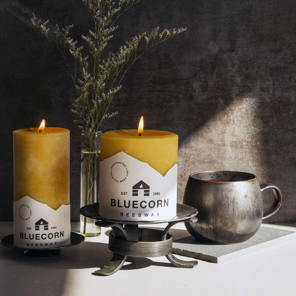 Pure Beeswax Pillar Candles | Heirloom Boulevard