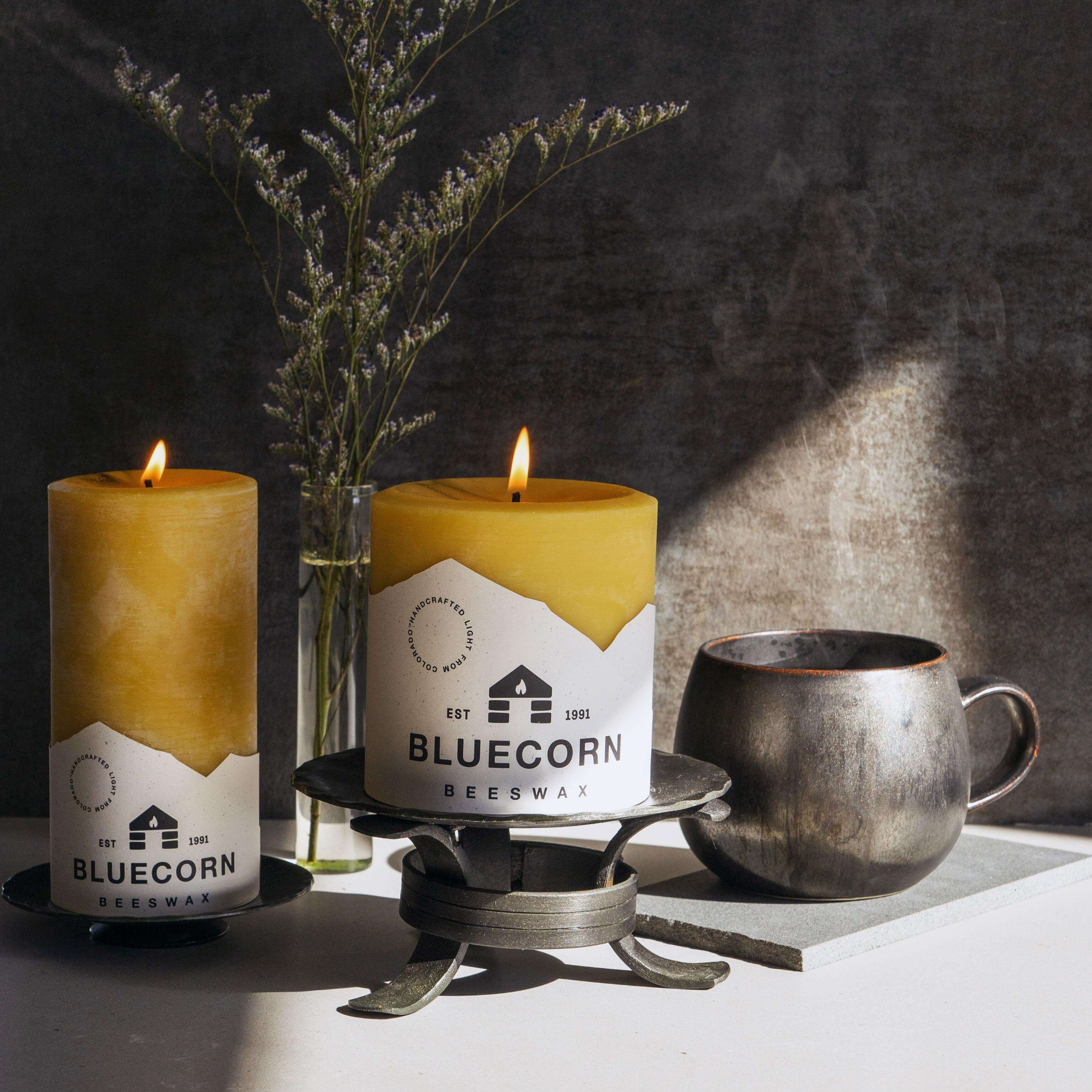 Pure Beeswax Pillar Candles | Heirloom Boulevard