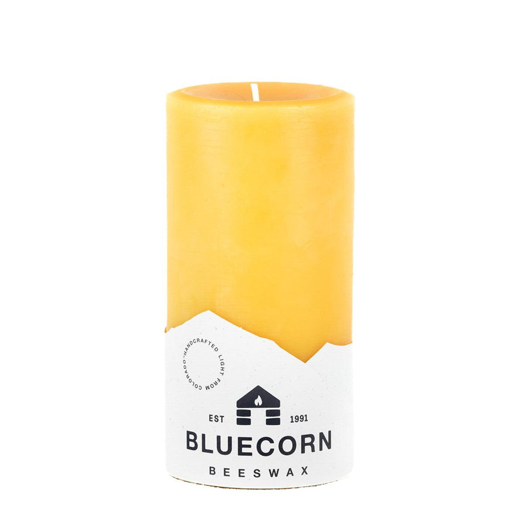 Pure Beeswax Pillar Candles 3" x 6" Single Candle | Heirloom Boulevard