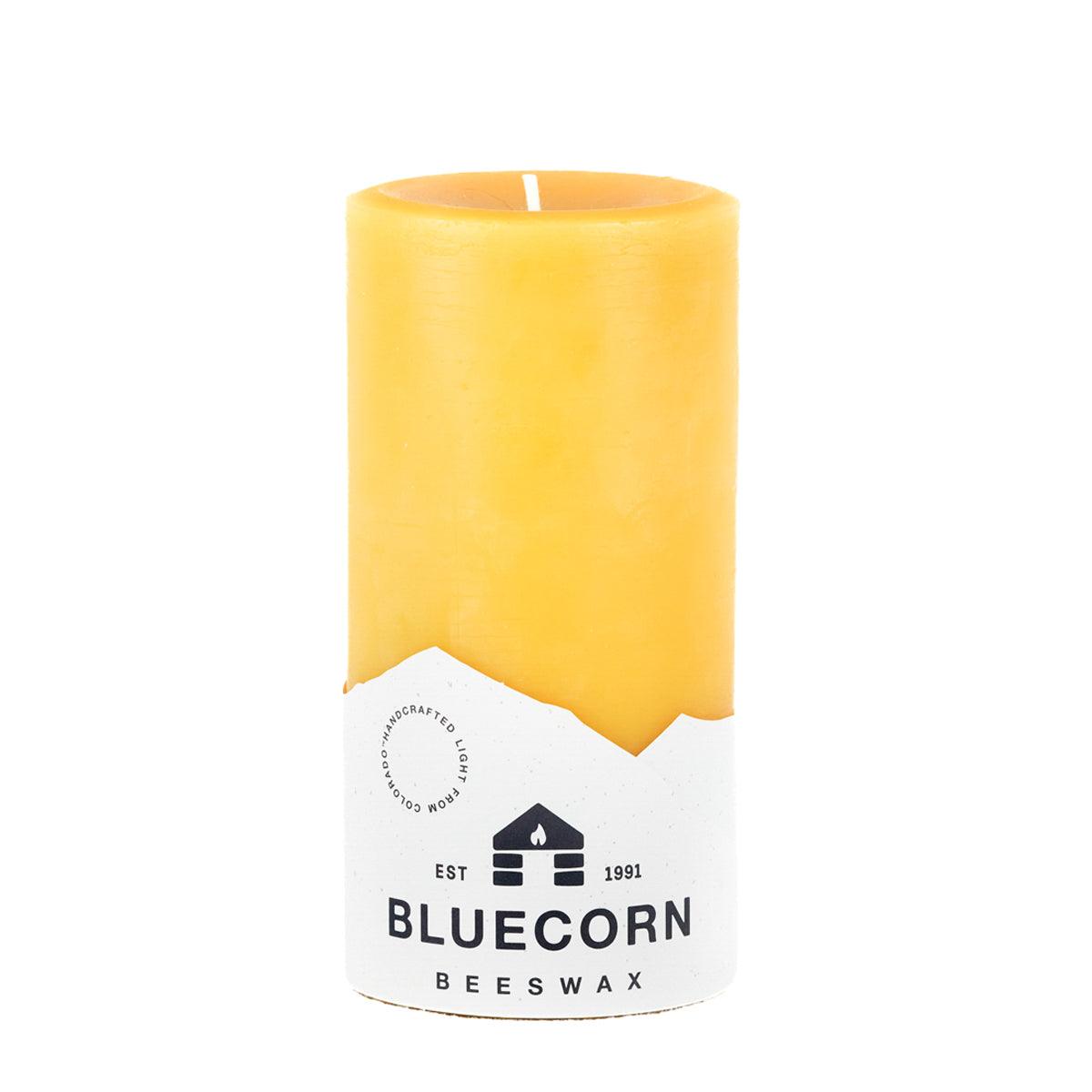 Pure Beeswax Pillar Candles 3" x 6" Single Candle | Heirloom Boulevard