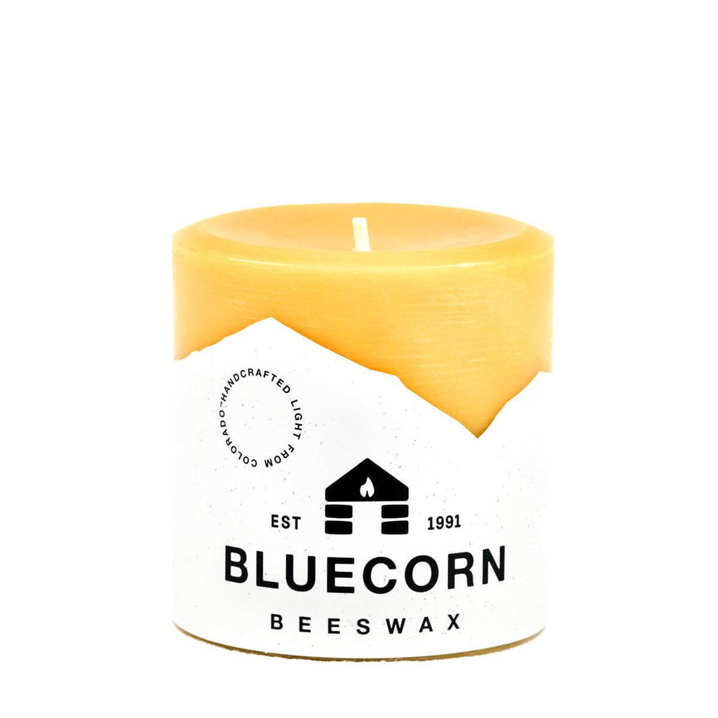 Pure Beeswax Pillar Candles Single Candle | Heirloom Boulevard