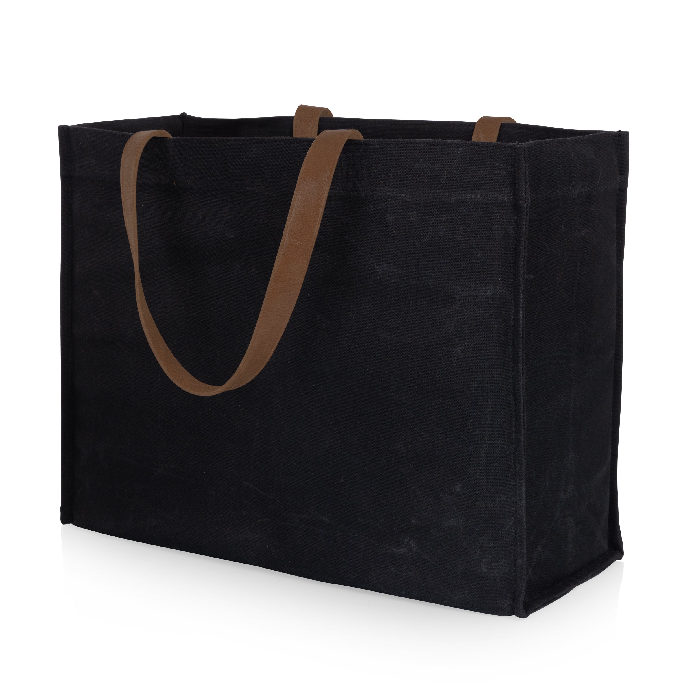 Legacy Market Waxed Canvas Tote with Leatherette Handles | Heirloom Boulevard