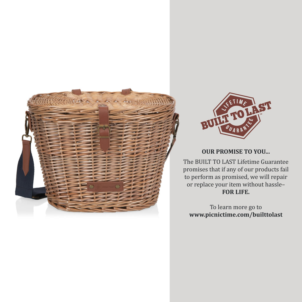 Picnic Time Cambridge Bicycle Basket | Heirloom Boulevard