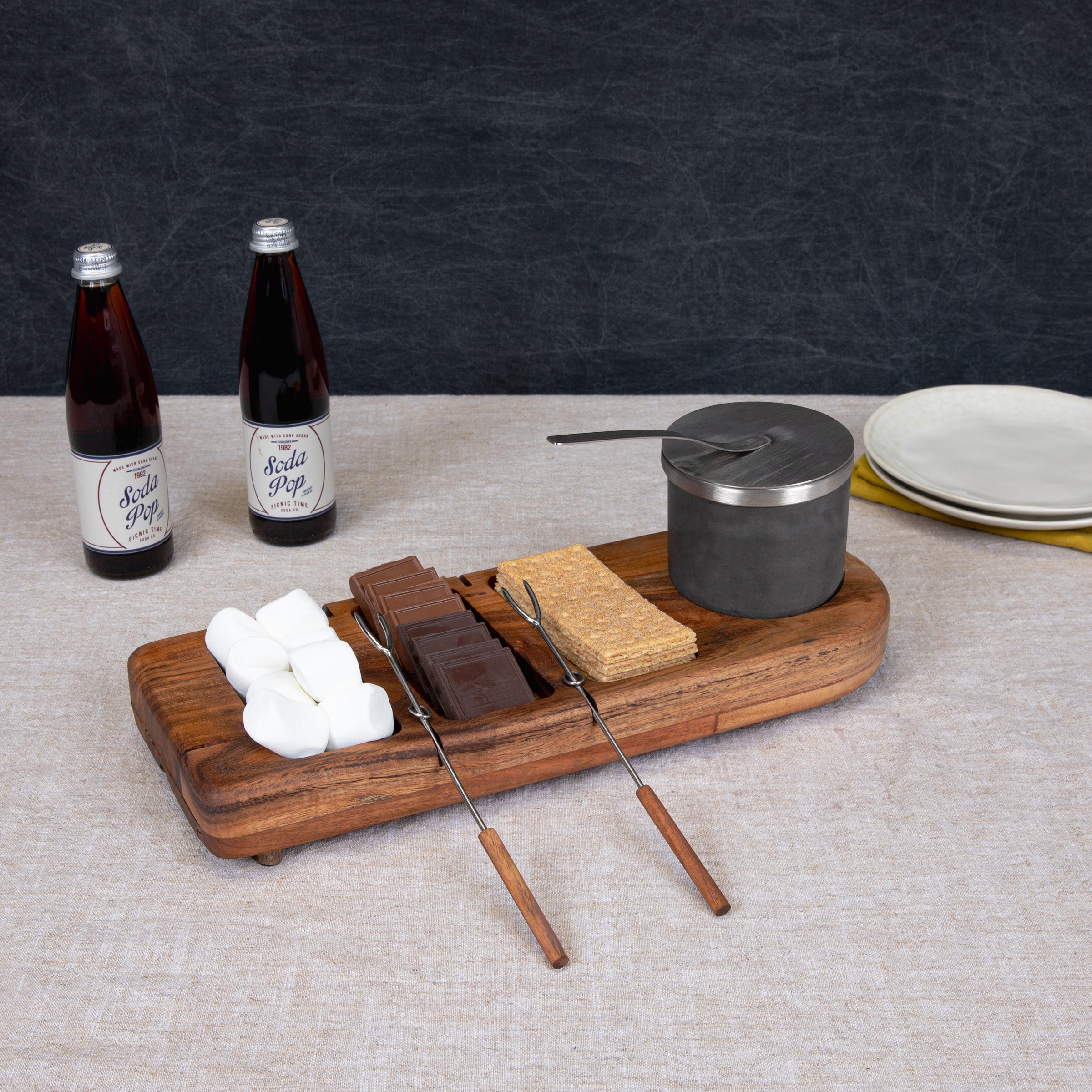 Toscana Dolce S'mores Kit with Tabletop Fire Pit | Heirloom Boulevard