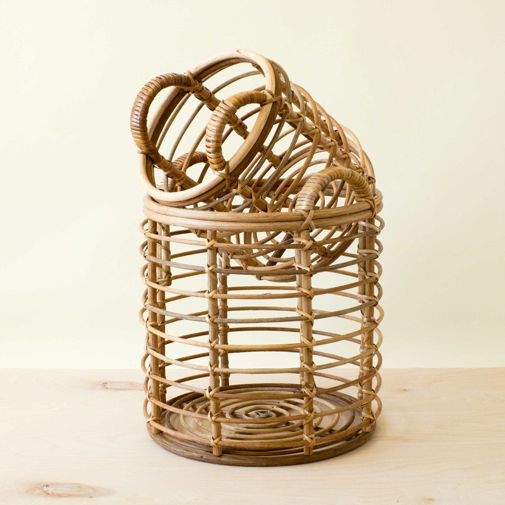 Rattan Cylinder Basket - Storage Baskets, set of 2 | LIKHÂ | Heirloom Boulevard