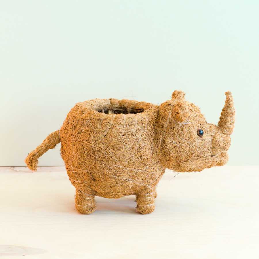 Rhino Planter - Coco Coir Pot | LIKHÂ LIKHÂ | Heirloom Boulevard