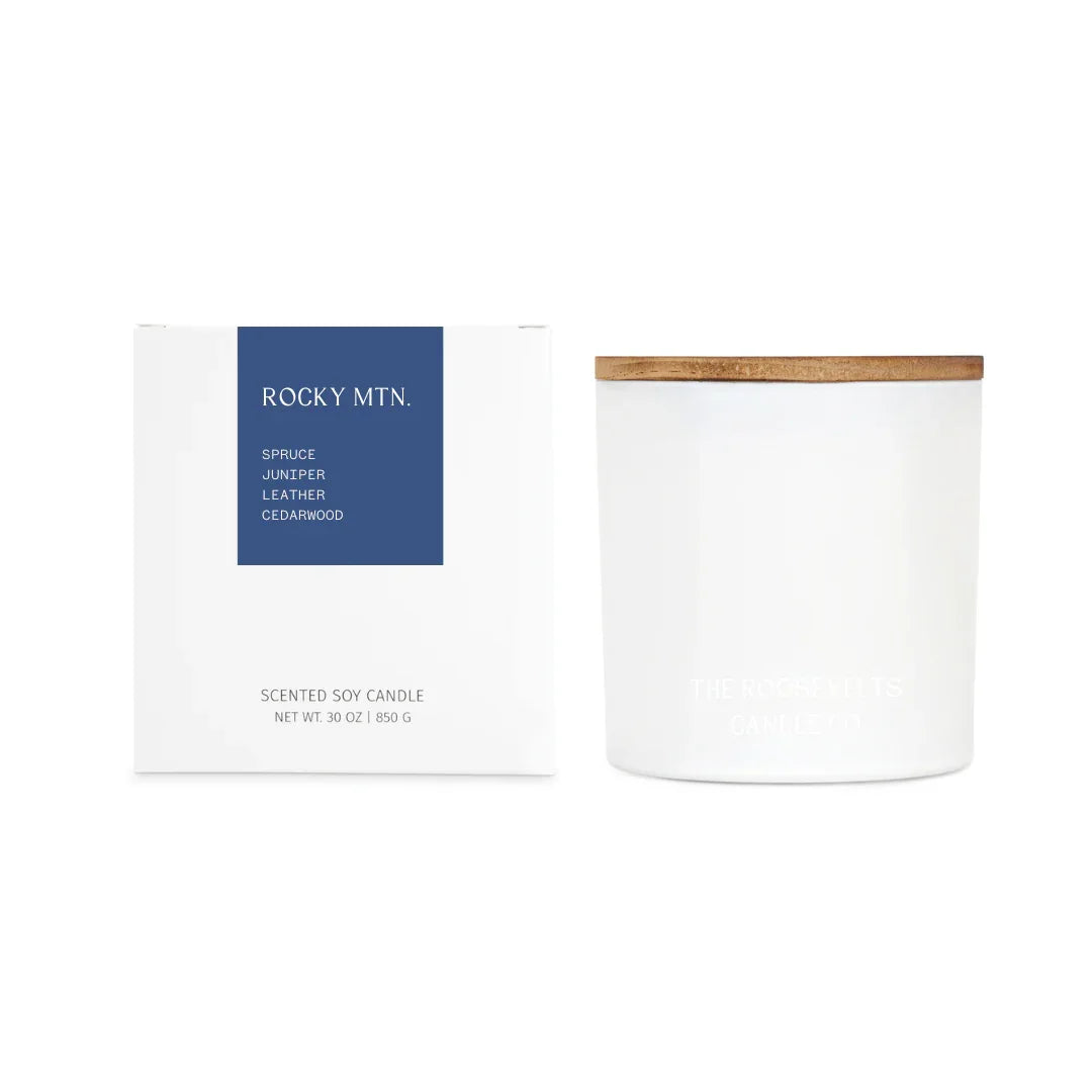 Rocky Mountain 3 Wick Candle The Roosevelts Candle Co. | Heirloom Boulevard