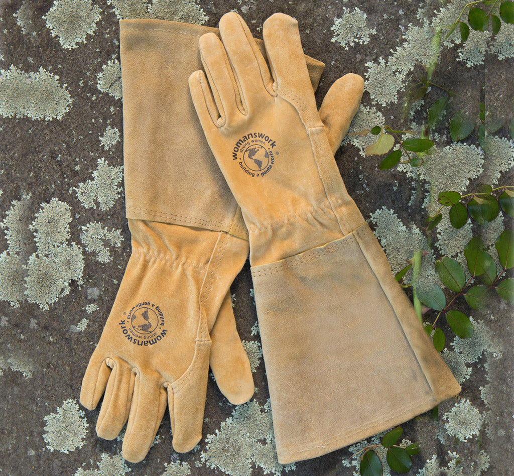 Womanswork All Leather Gauntlet Glove, Arm Saver | Heirloom Boulevard