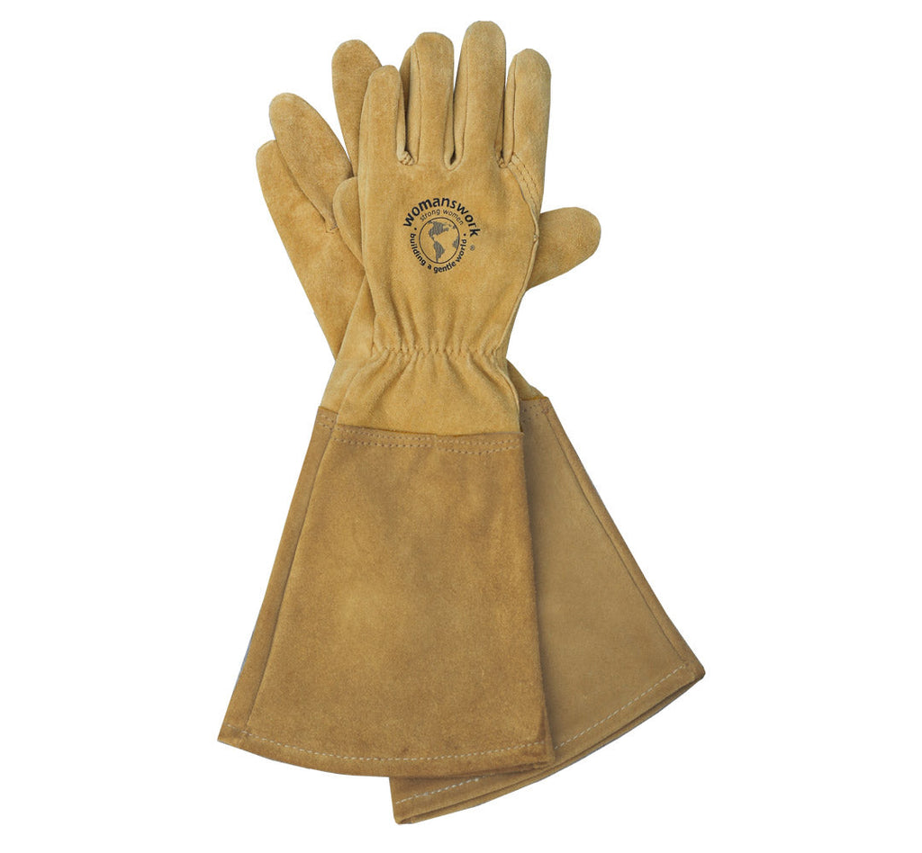 Womanswork All Leather Gauntlet Glove, Arm Saver | Heirloom Boulevard