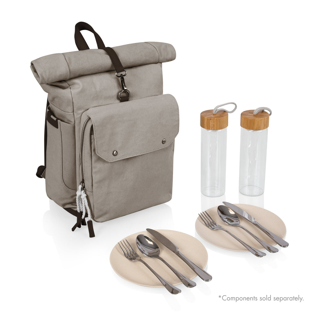 Picnic Time Carmel Roll Top Picnic Backpack Cooler | Heirloom Boulevard
