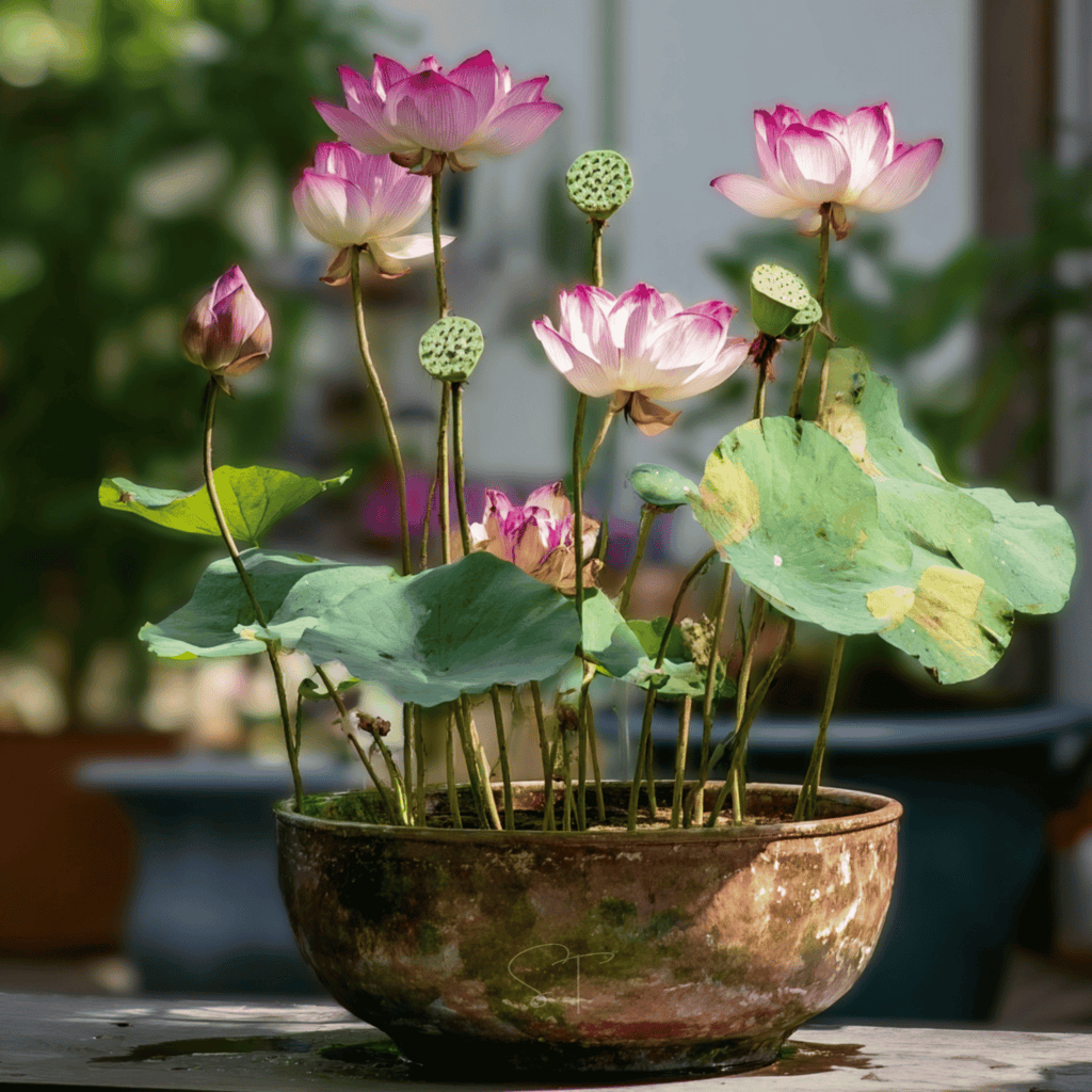 Sacred Lotus (Bonsai) - 5 Seeds | Heirloom Boulevard
