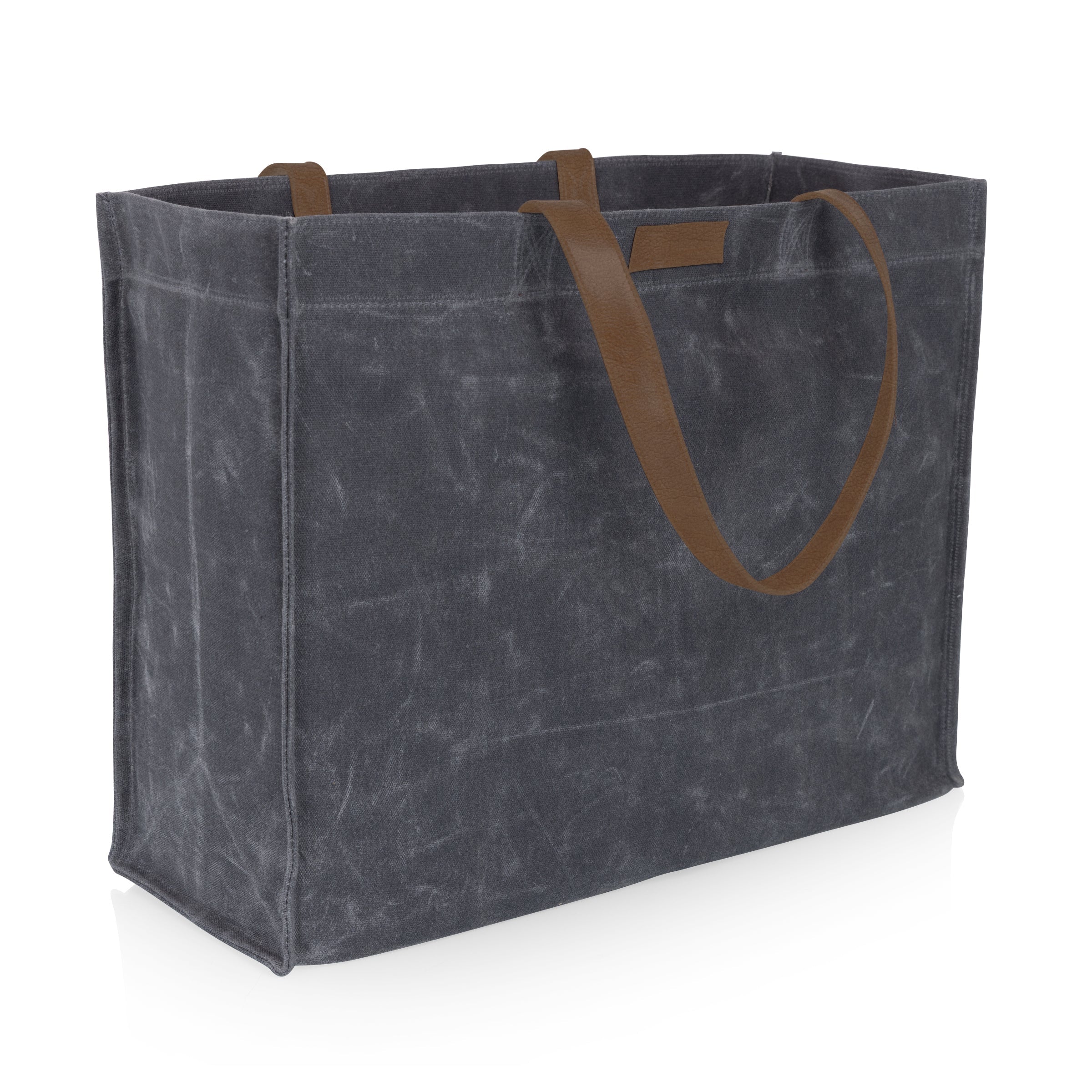 Legacy Market Waxed Canvas Tote with Leatherette Handles | Heirloom Boulevard