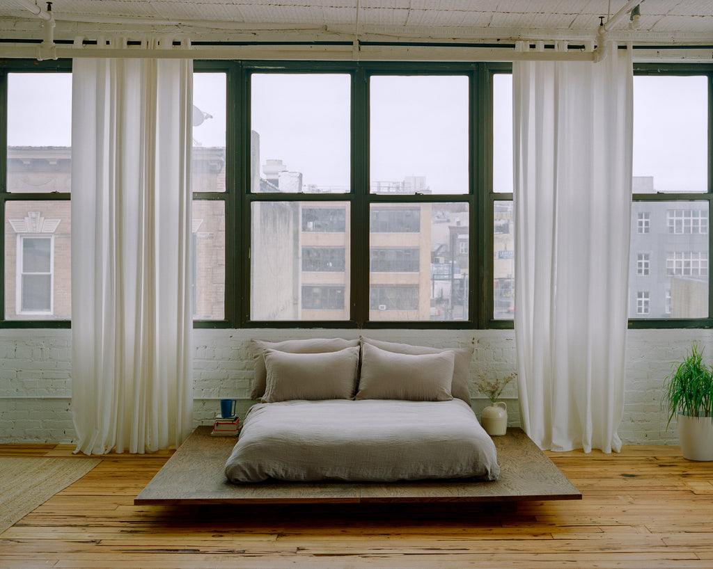 French Presse Linens Washed Linen Duvet Cover | Heirloom Boulevard