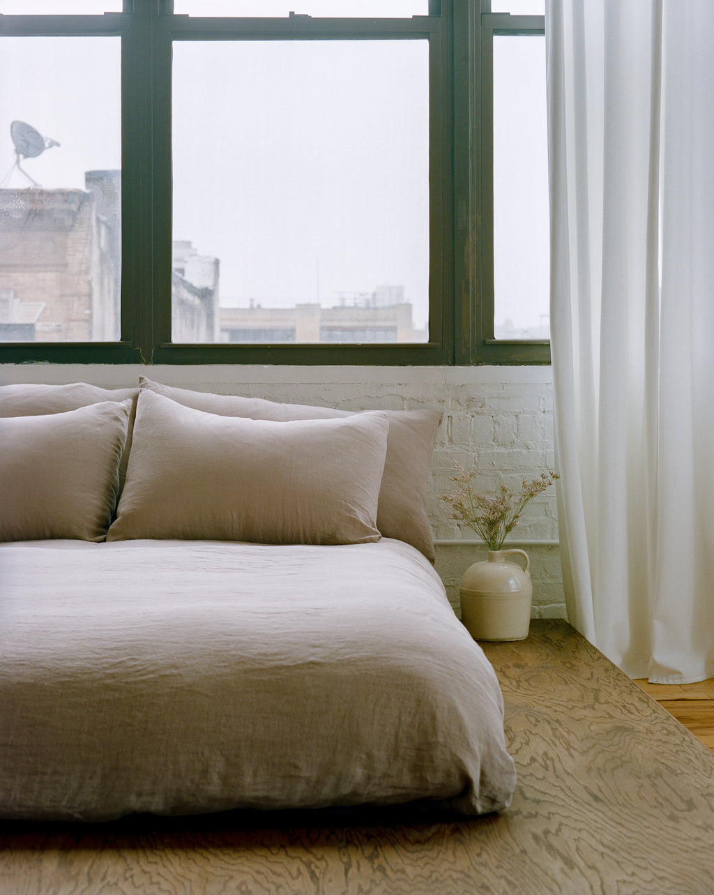 French Presse Linens Washed Linen Duvet Cover | Heirloom Boulevard