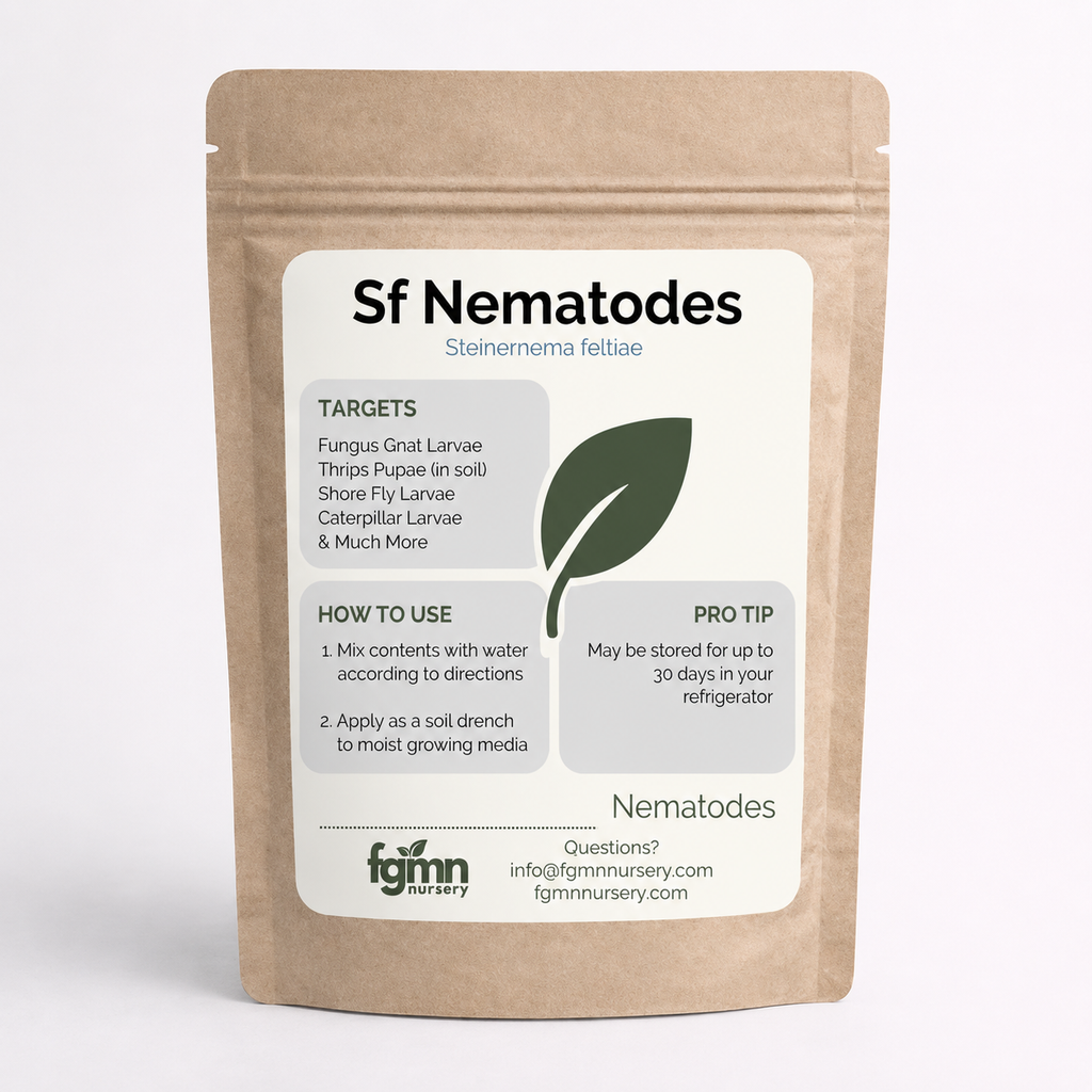 FGMN Nursery Sf Nematodes Up to 750 Plants (250 Million Nematodes) | Heirloom Boulevard
