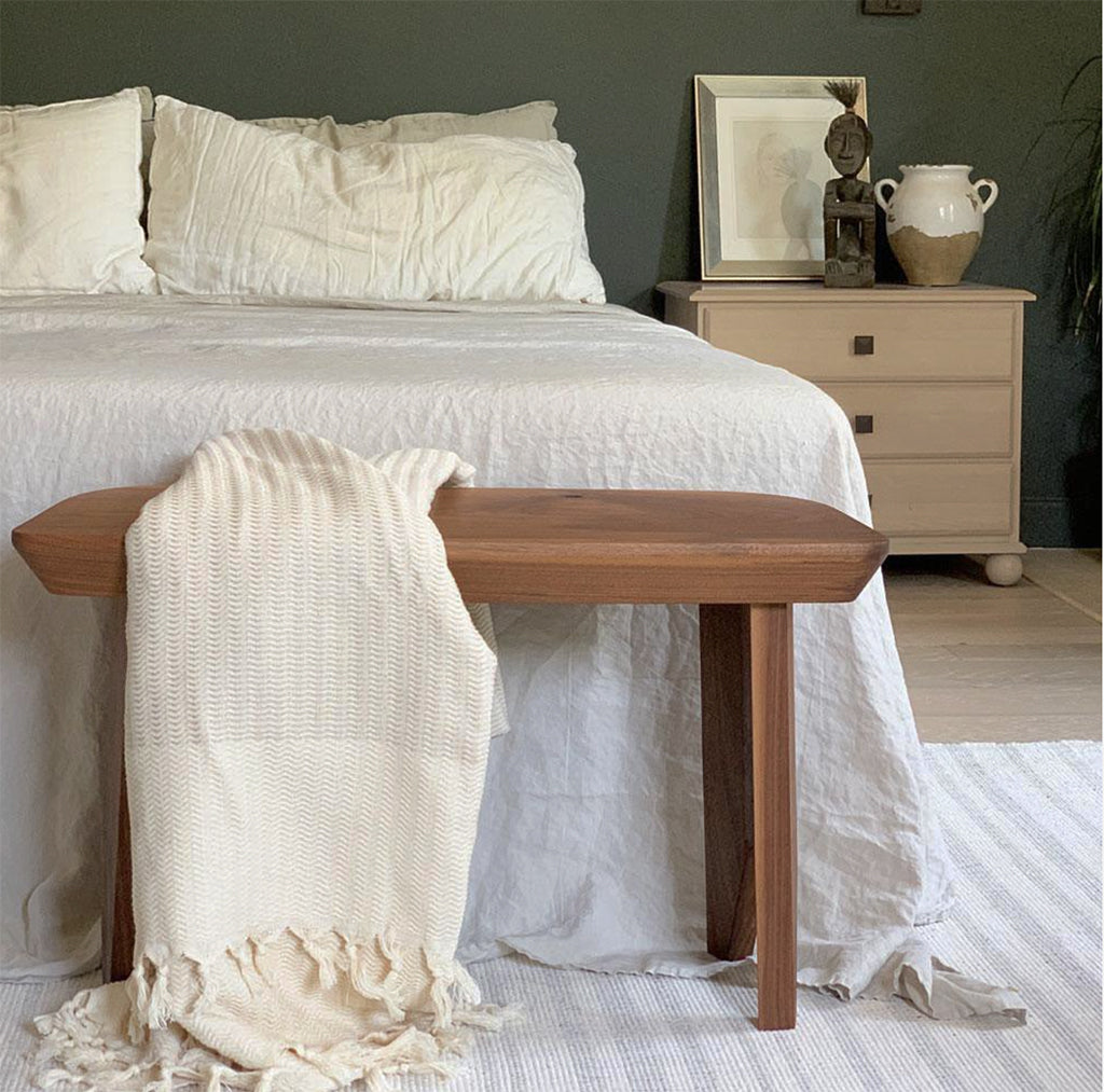 Plush Wavy Turkish Throw SLATE + SALT | Heirloom Boulevard