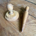 Small Dibbler & Round Pot Tamper Set | Heirloom Boulevard