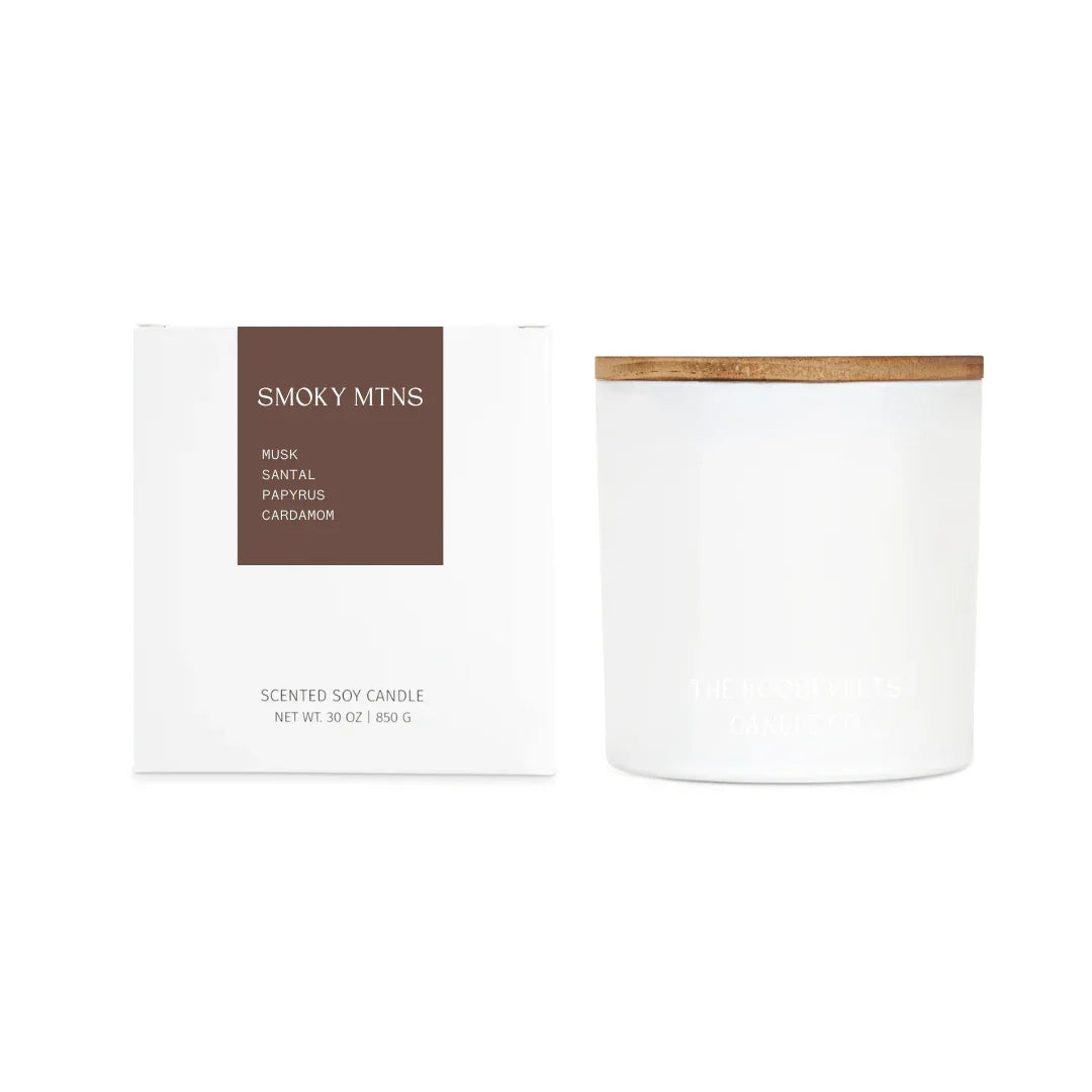 Smoky Mtn 3 Wick Candle The Roosevelts Candle Co. | Heirloom Boulevard