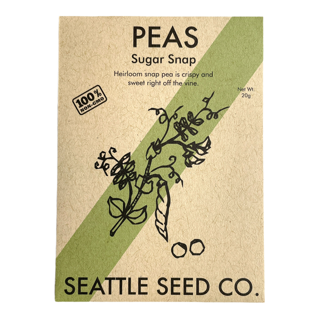 Seattle Seed Company Peas - Sugar Snap | Heirloom Boulevard