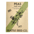 Seattle Seed Company Peas - Sugar Snap | Heirloom Boulevard