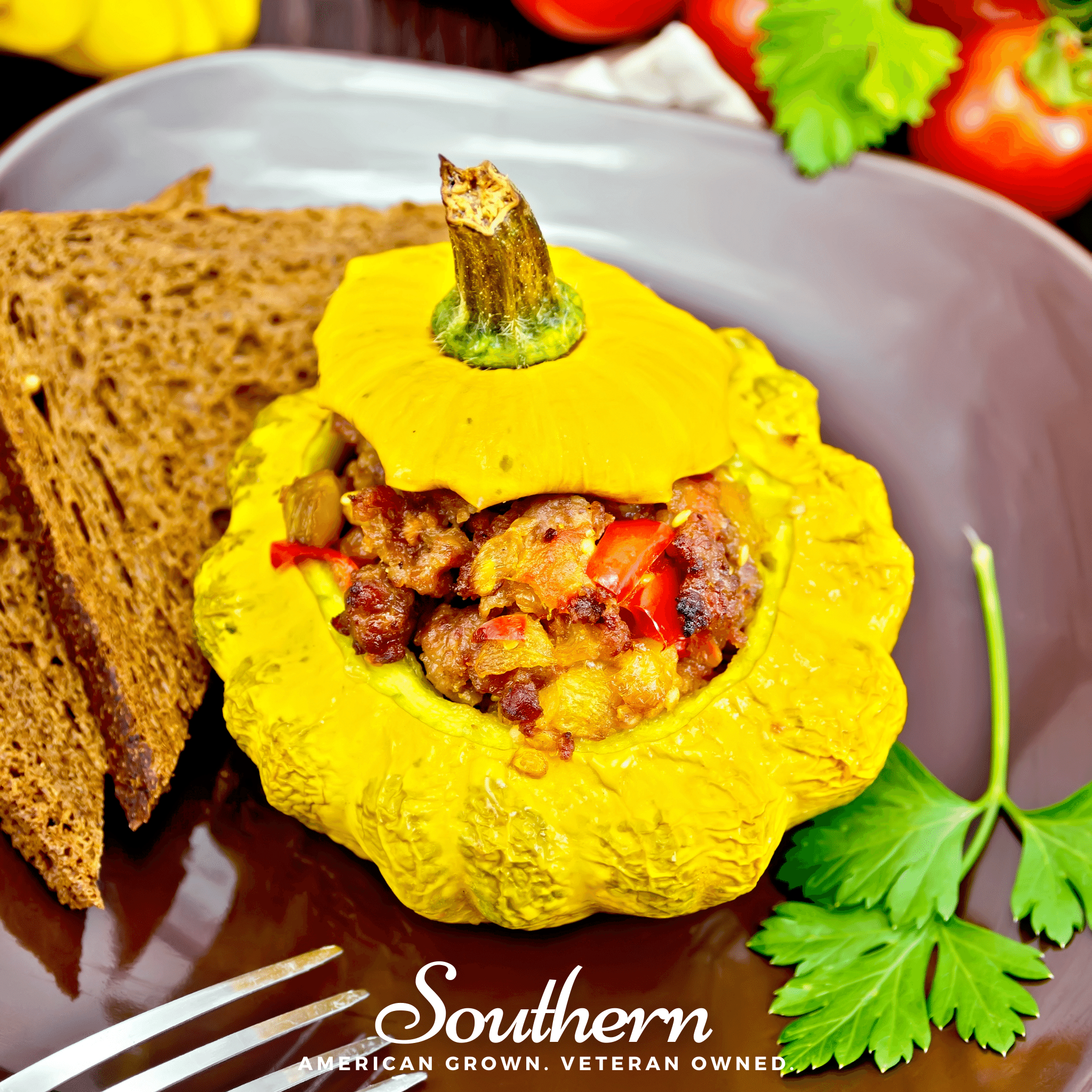Scallop Yellow Bush Summer Squash – 25 Seeds | Heirloom Boulevard