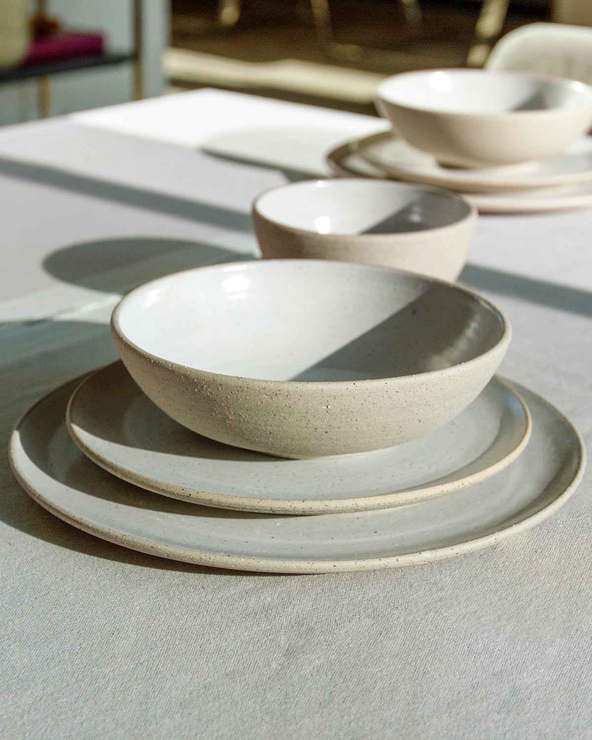 Cotto Stone Handmade Soup Bowls atacama home | Heirloom Boulevard