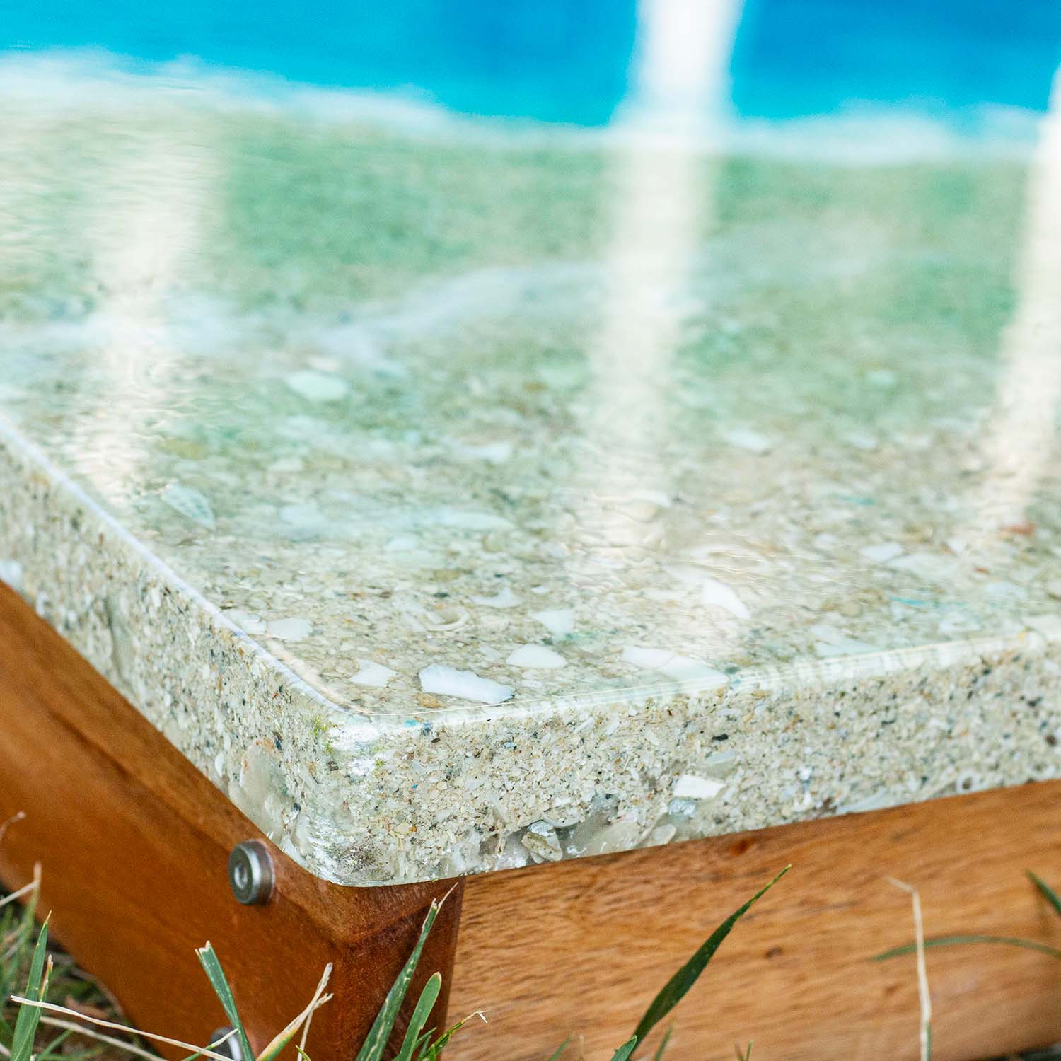 Elakai 2x4 The Beach Epoxy Resin Cornhole Boards | Heirloom Boulevard