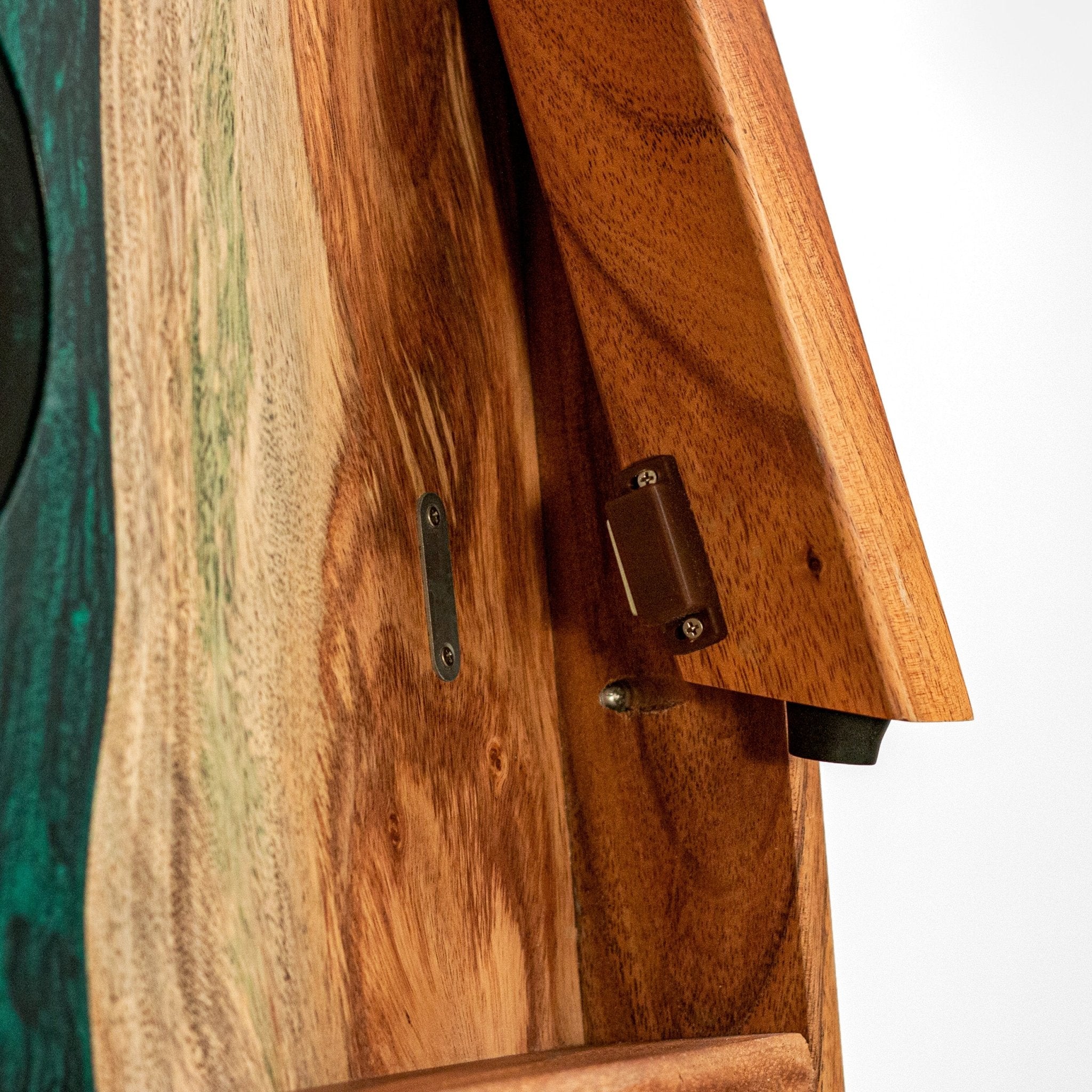 Elakai 2ft x 4ft Resin & Wood Classic Cornhole Set | Live Edge River Collection | Heirloom Boulevard