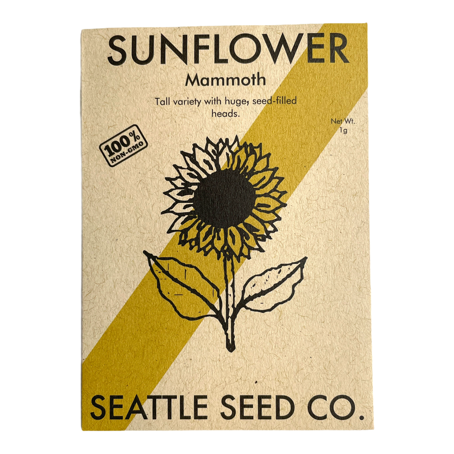 Seattle Seed Company Sunflower - Mammoth Russian | Heirloom Boulevard