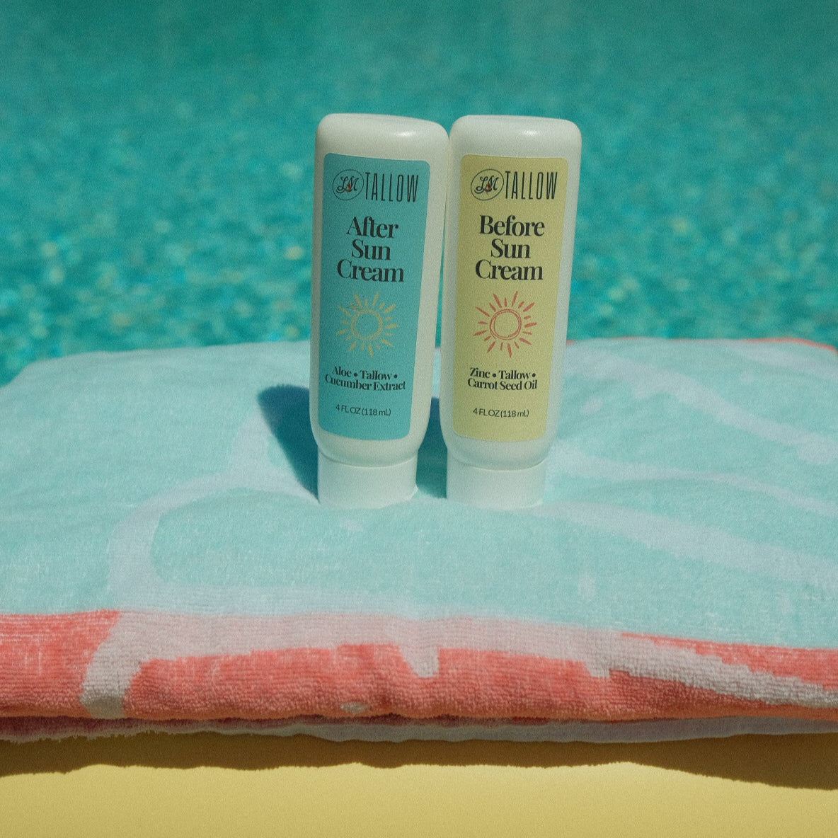 Tallow Sun Care Duo - Before & After Sun Cream Lady May Tallow | Heirloom Boulevard