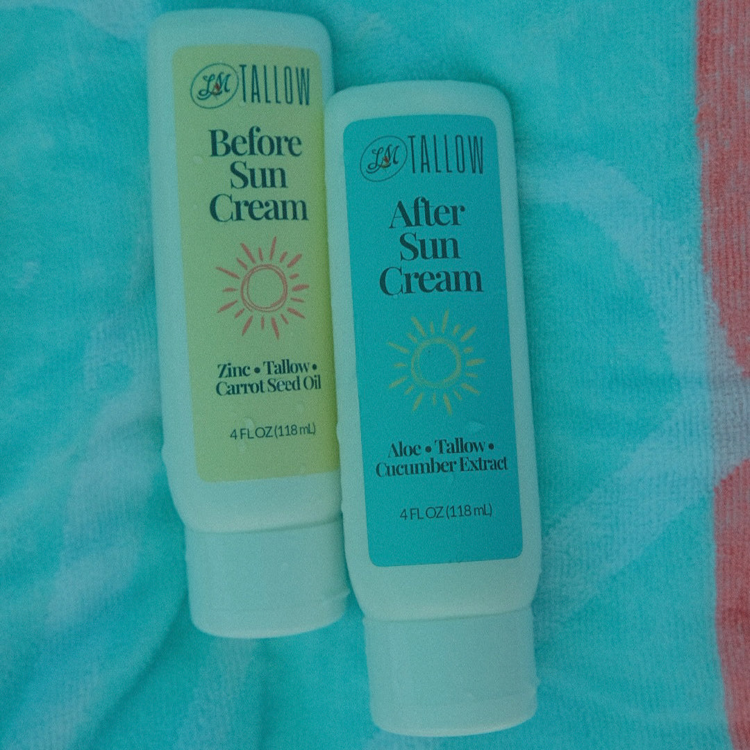 Tallow Sun Care Duo - Before & After Sun Cream Lady May Tallow | Heirloom Boulevard