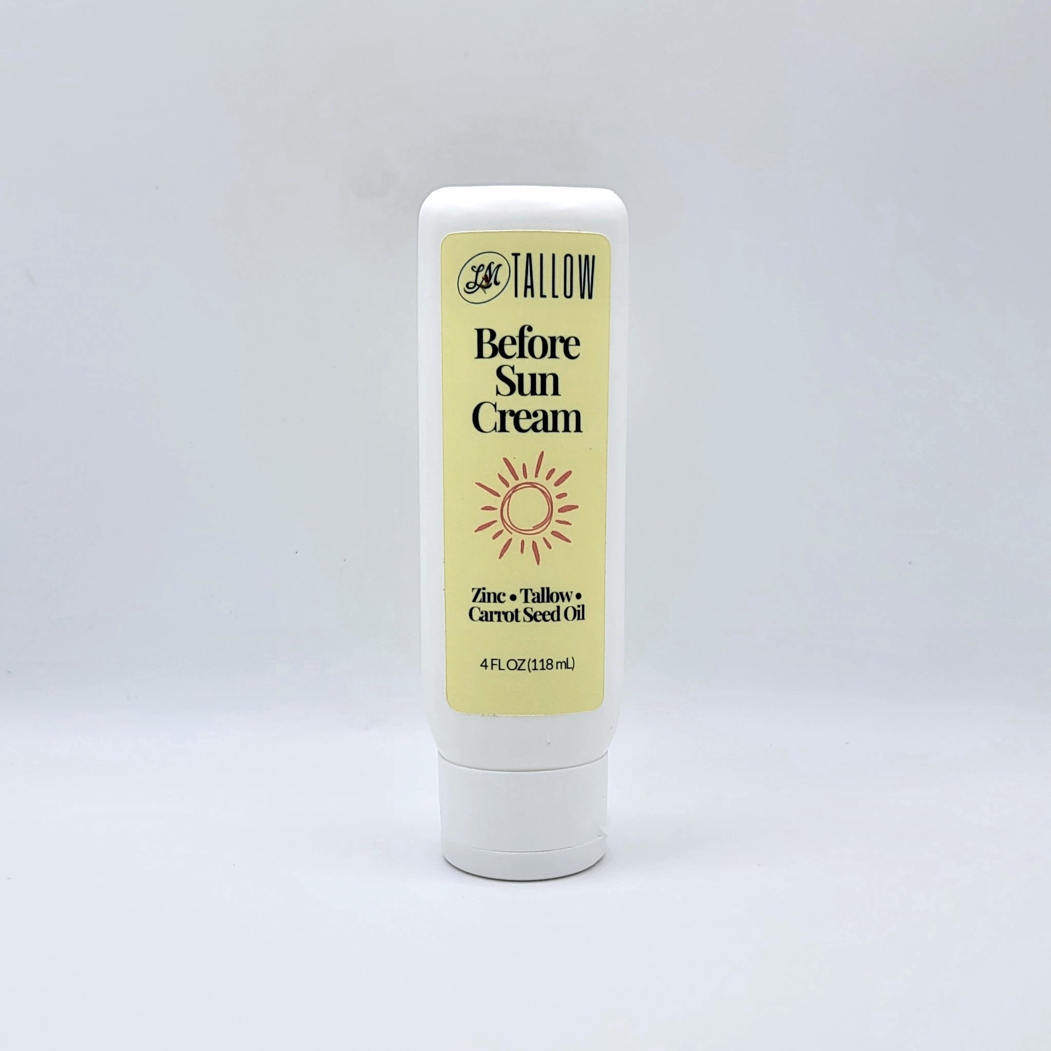 Tallow Before Sun Cream | Beef Tallow Non-Nano Zinc Oxide and Botanical Oils Lady May Tallow | Heirloom Boulevard