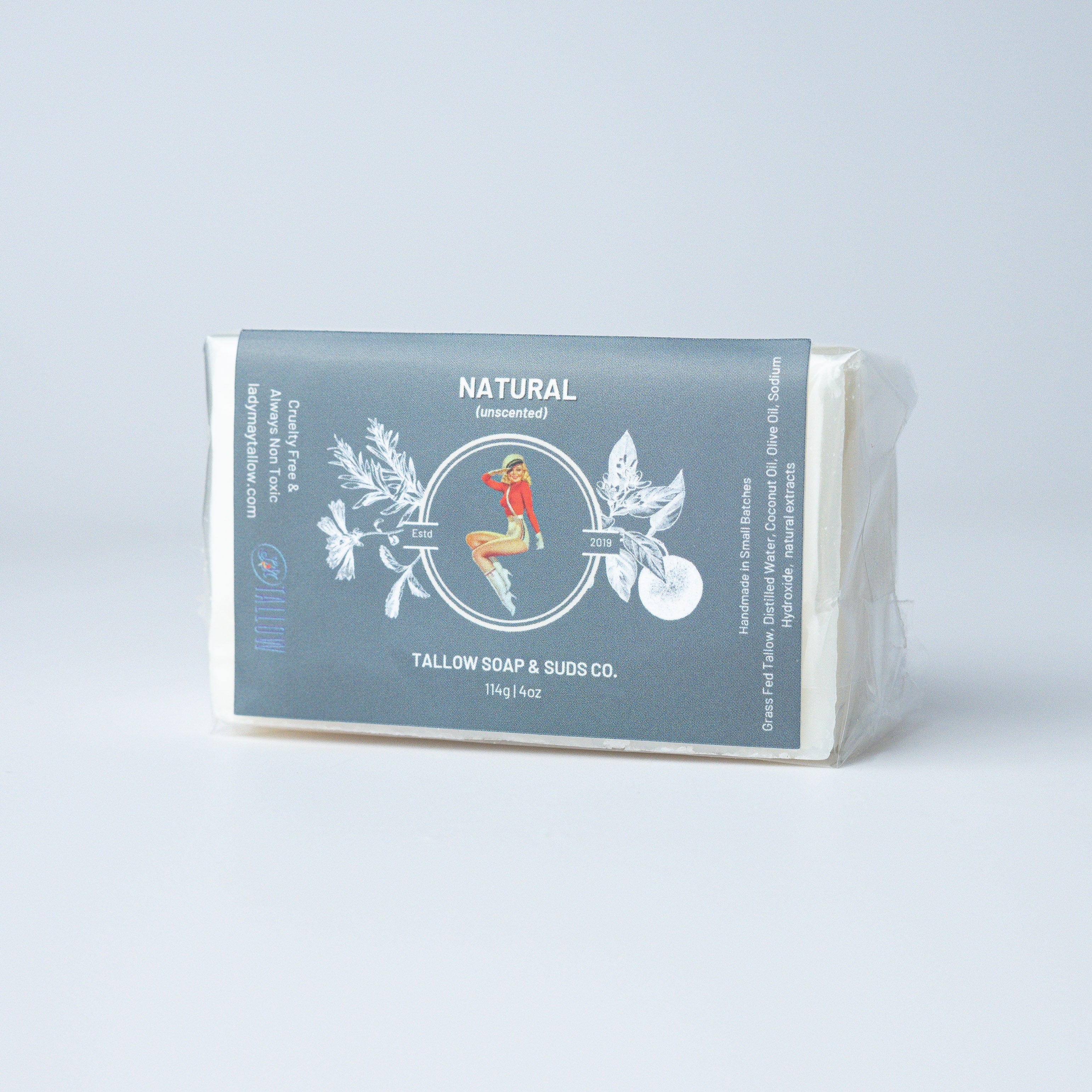 All-Natural Tallow Soap – Lavender Mint & Unscented | Non-Toxic Bar Soap With Tallow Lady May Tallow | Heirloom Boulevard