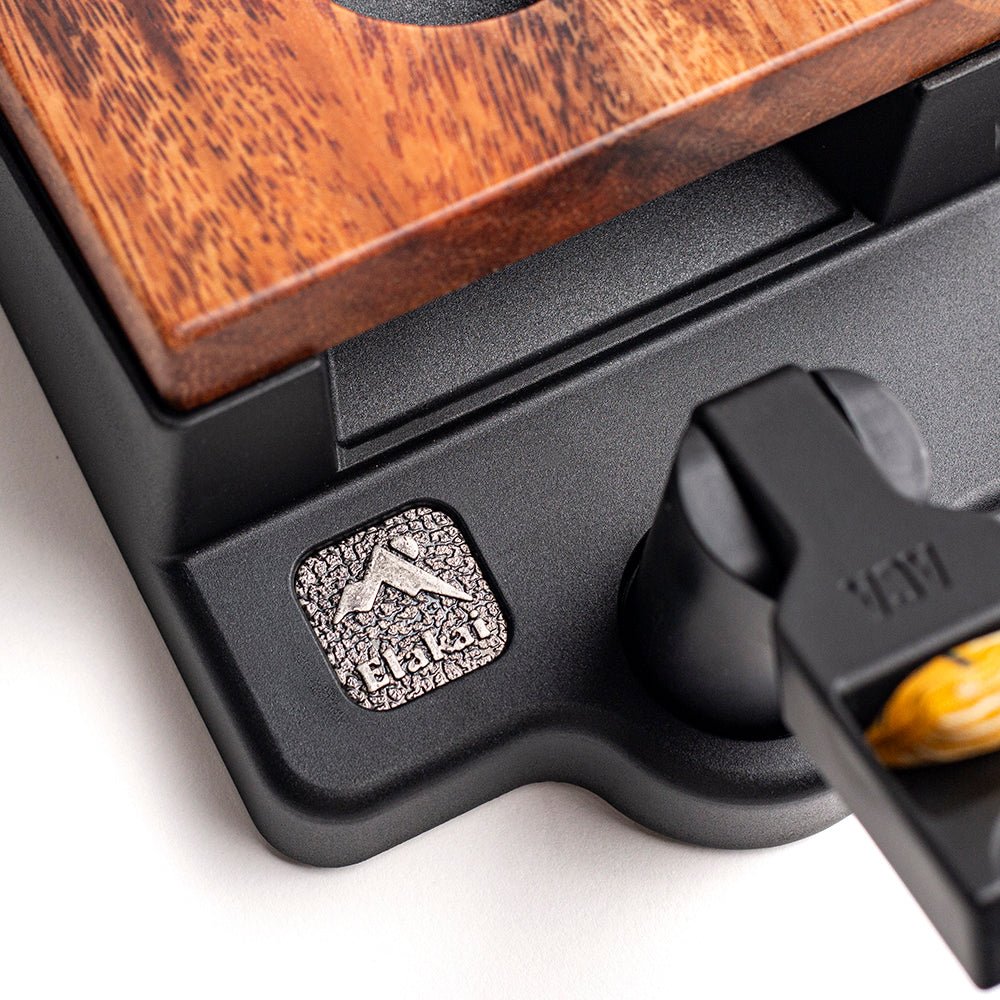 Elakai The Beach Epoxy Resin Double Chuck ART Mini Tabletop Cornhole Game | Heirloom Boulevard