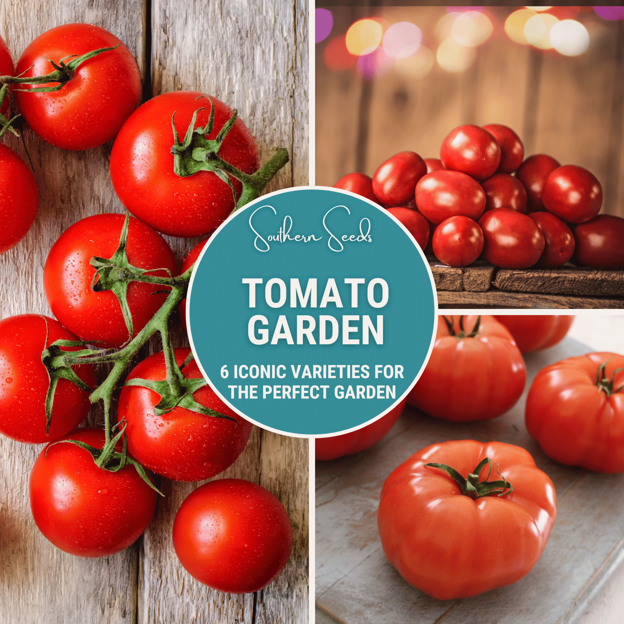 Southern Seeds Tomato Garden Seed Collection – 6 Varieties | Heirloom Boulevard