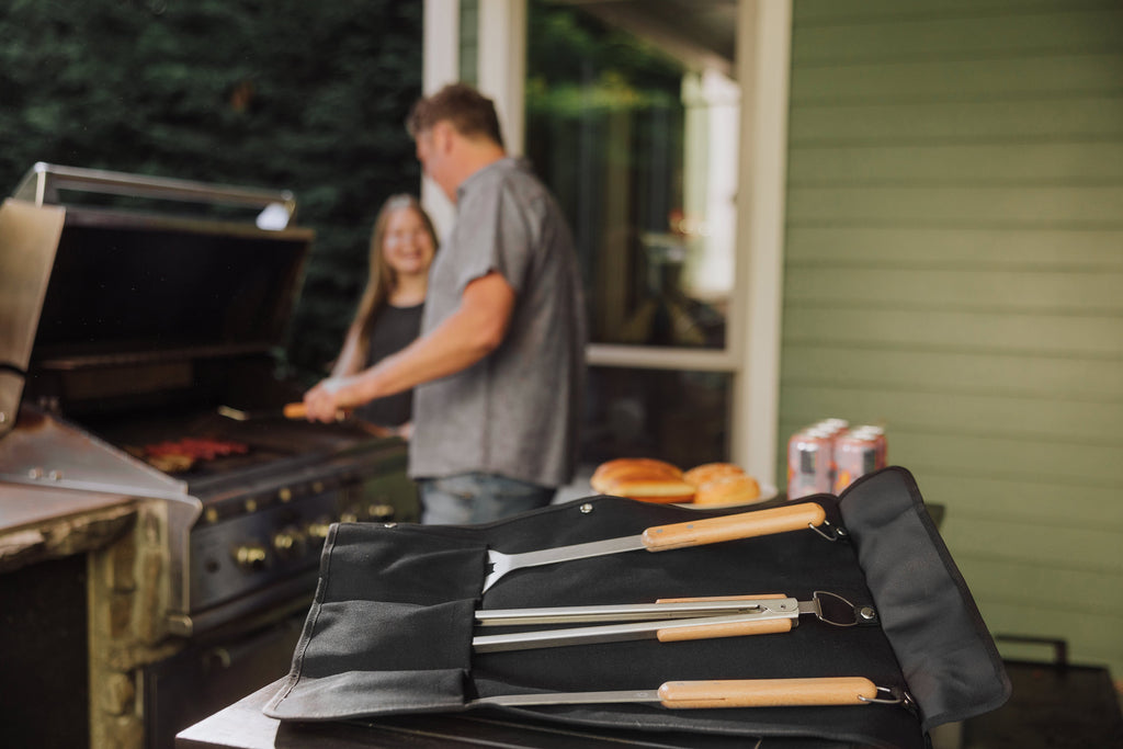 Oniva BBQ Roll Up 3 Piece Set | Heirloom Boulevard
