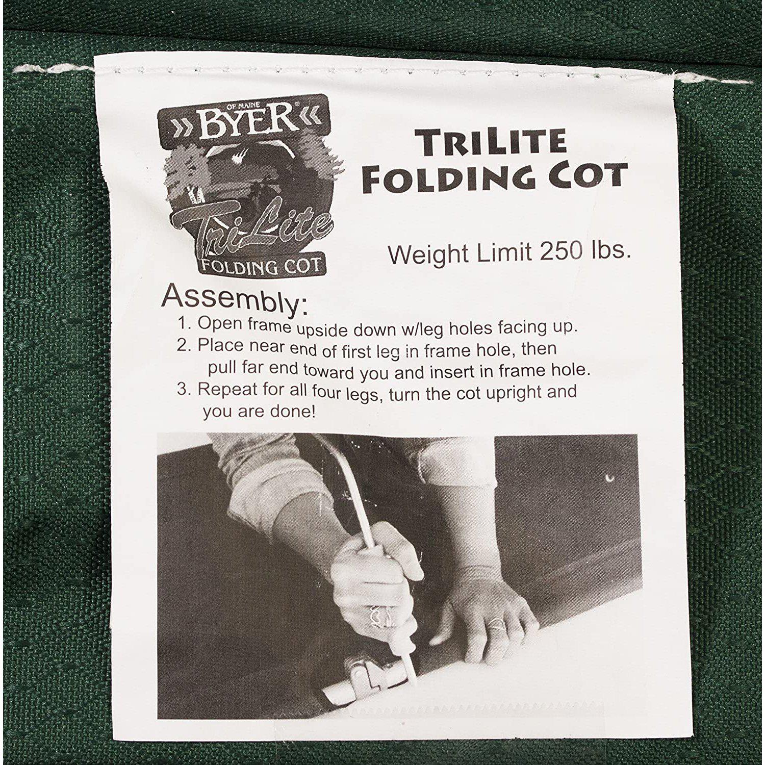 Byer of Maine TriLite Cot