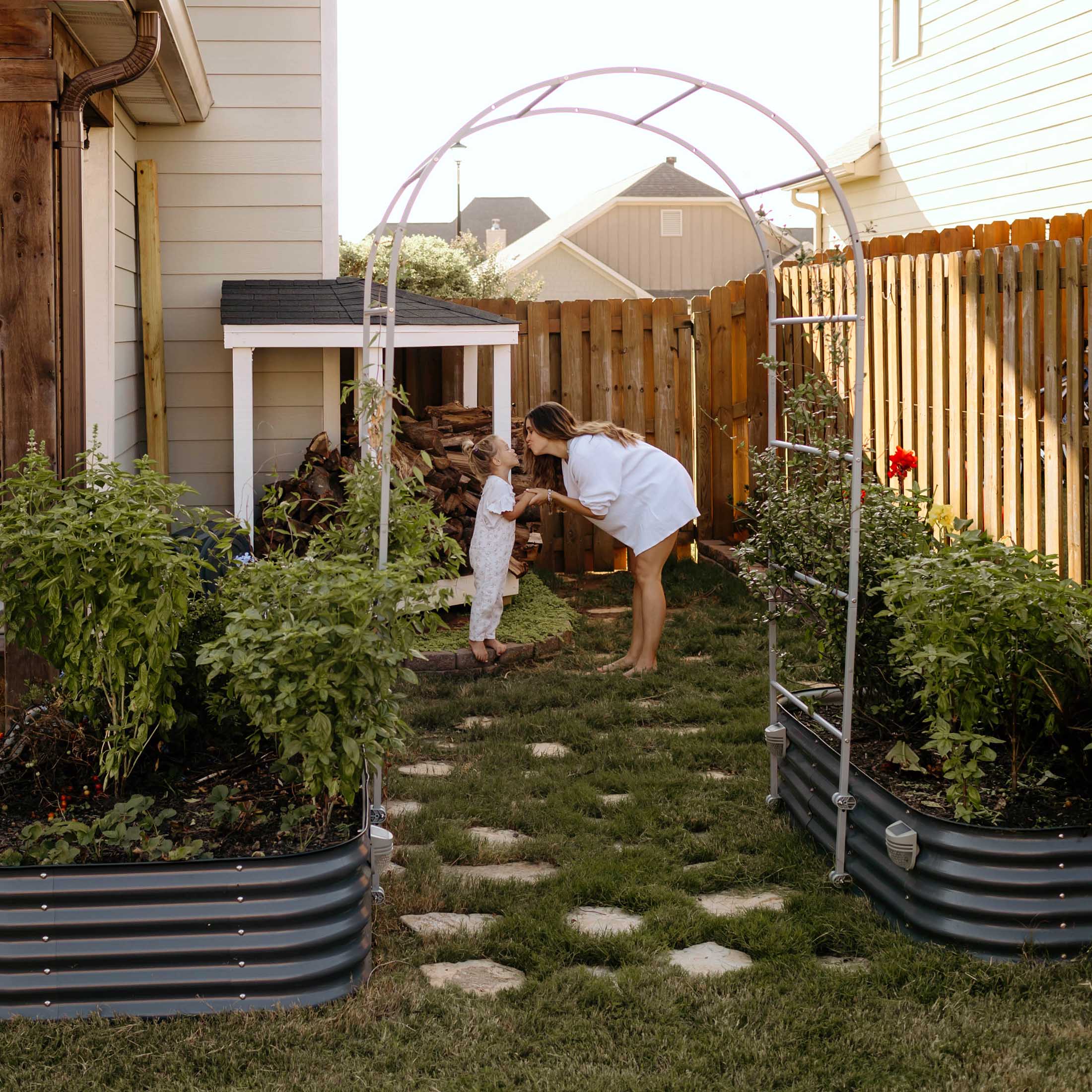 Vego Garden 17" Tall 9 In 1 Large Modular Metal Raised Garden Bed Kit | Heirloom Boulevard