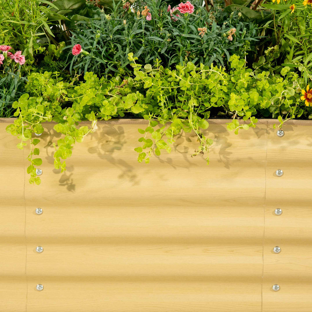 Vego Garden 17" Tall 10 In 1 Jumbo Modular Metal Raised Garden Bed Kit | Heirloom Boulevard