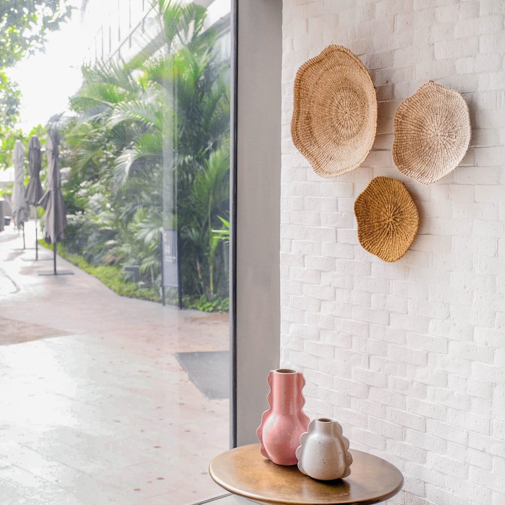 LIKHÂ Scallop Wall Baskets, Large - Wall Baskets | LIKHÂ LIKHÂ | Heirloom Boulevard