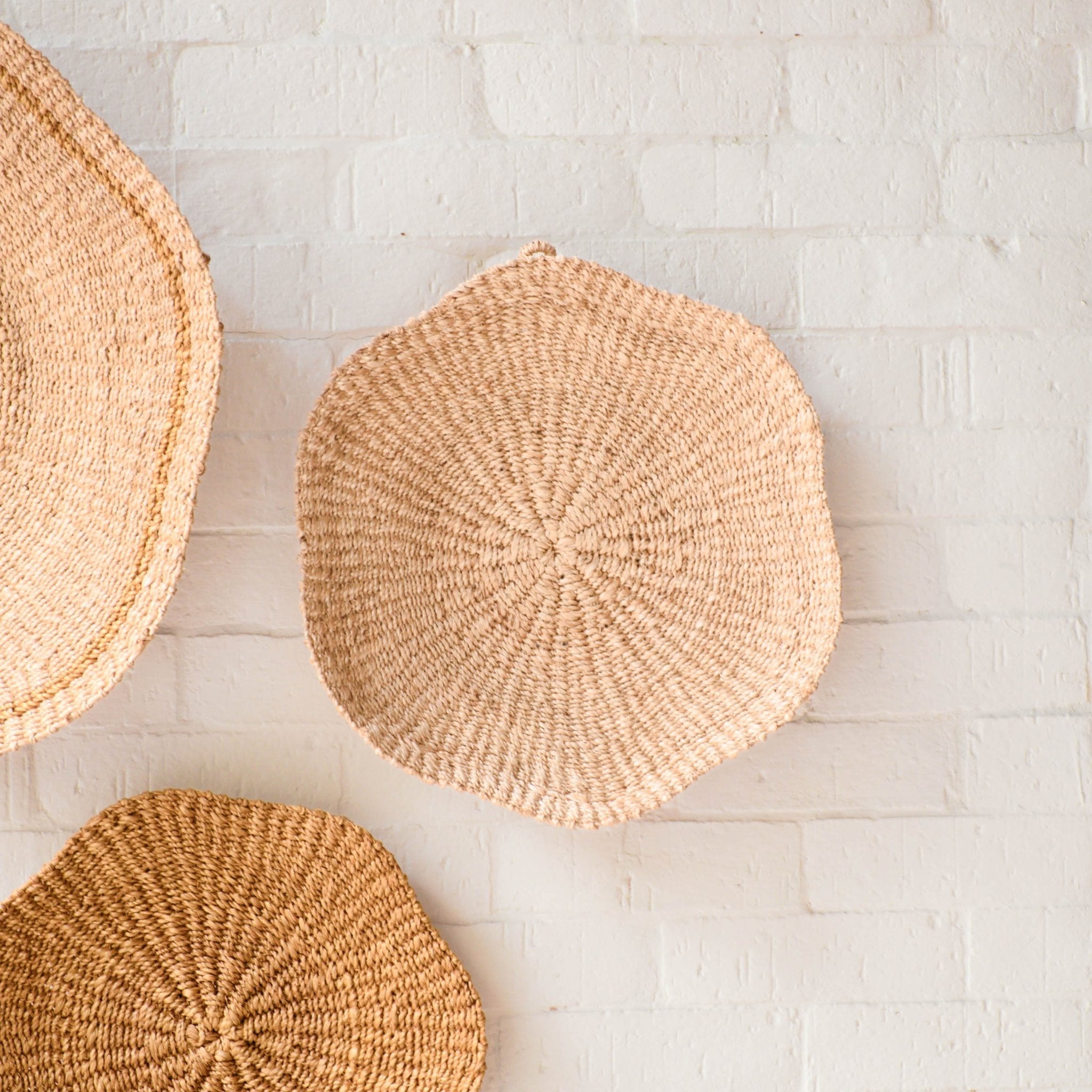 LIKHÂ Scallop Wall Baskets, Medium - Wall Baskets | LIKHÂ LIKHÂ | Heirloom Boulevard