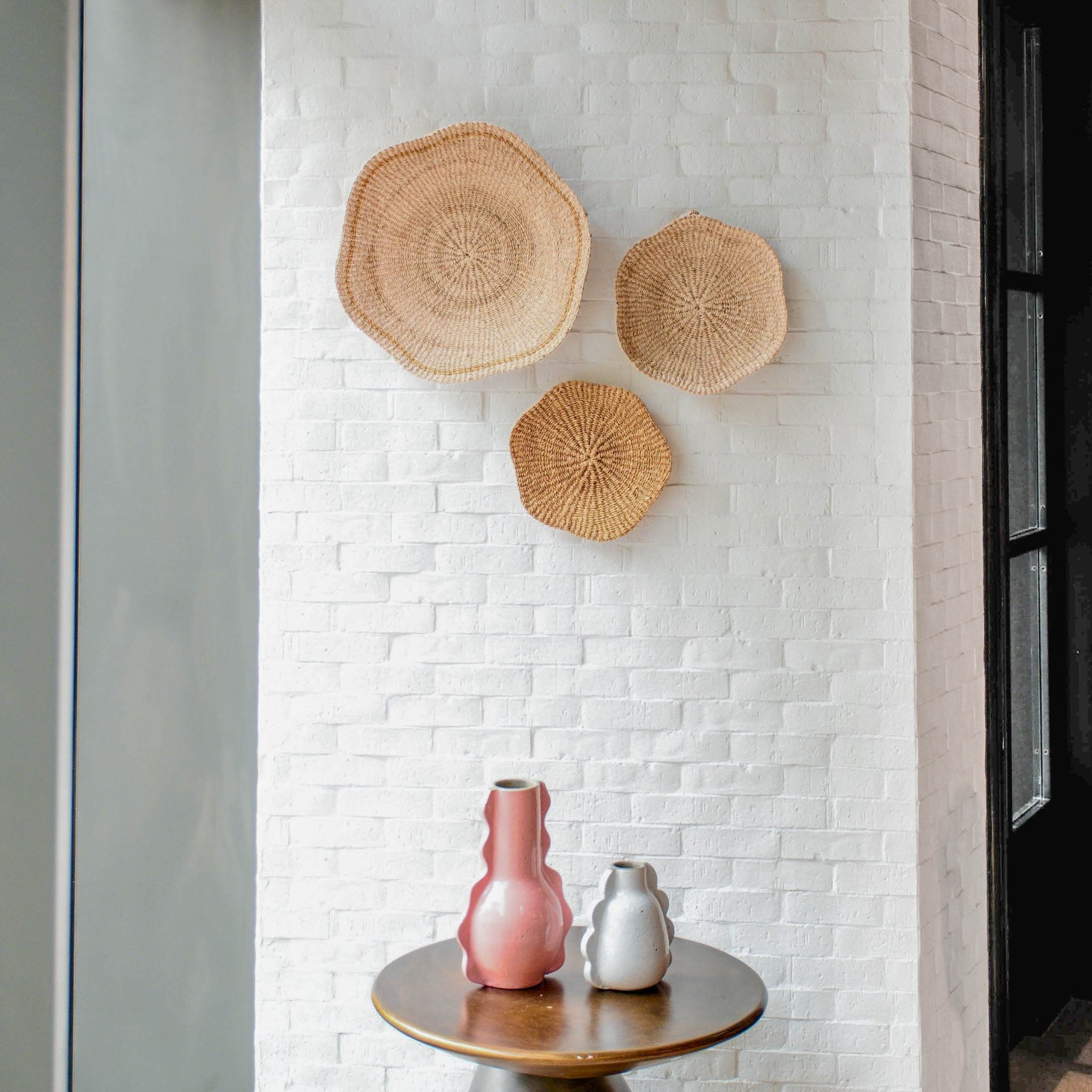 LIKHÂ Scallop Wall Baskets, Medium - Wall Baskets | LIKHÂ LIKHÂ | Heirloom Boulevard