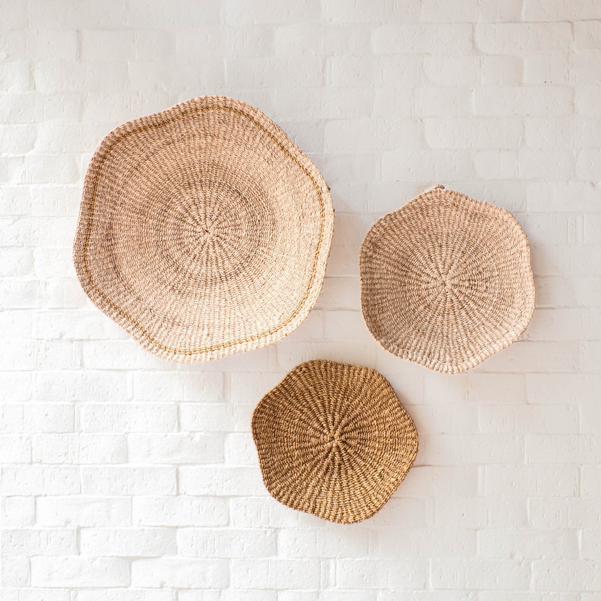 LIKHÂ Scallop Wall Baskets, Medium - Wall Baskets | LIKHÂ LIKHÂ | Heirloom Boulevard