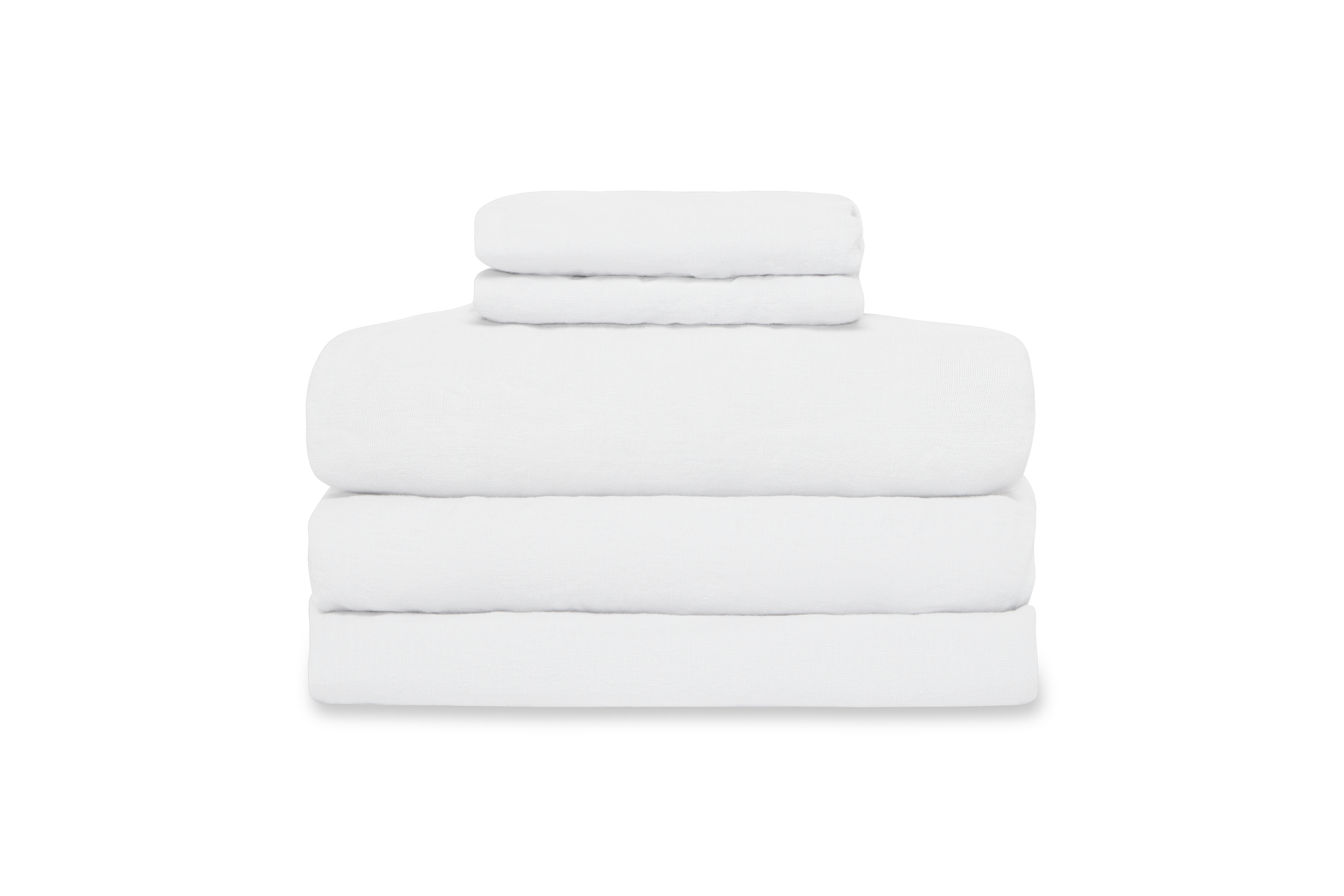 Washed Linen Sheet Set White | Heirloom Boulevard